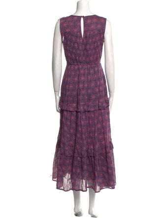 Banjanan Floral Print Long Dress