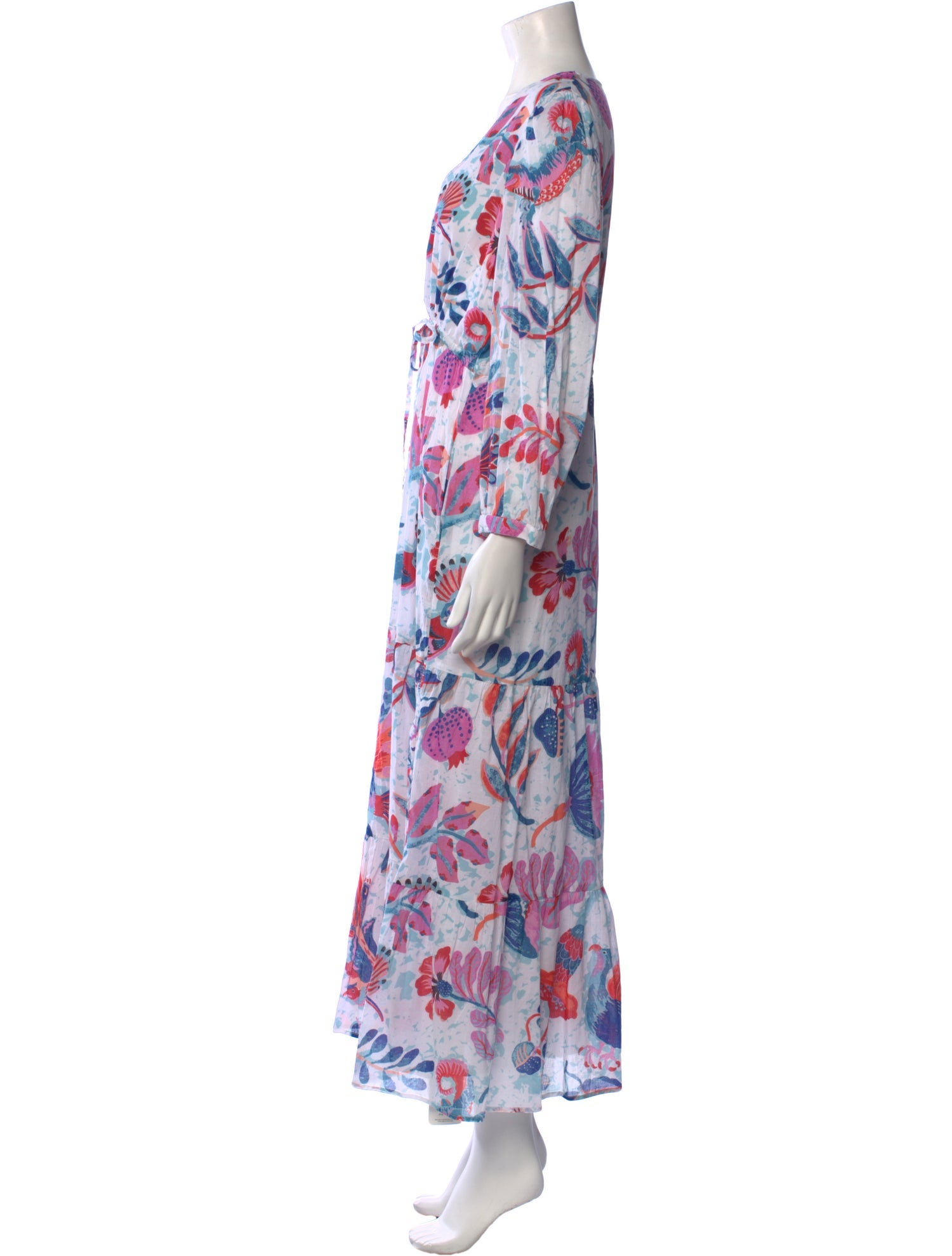 Banjanan Floral Print Long Dress