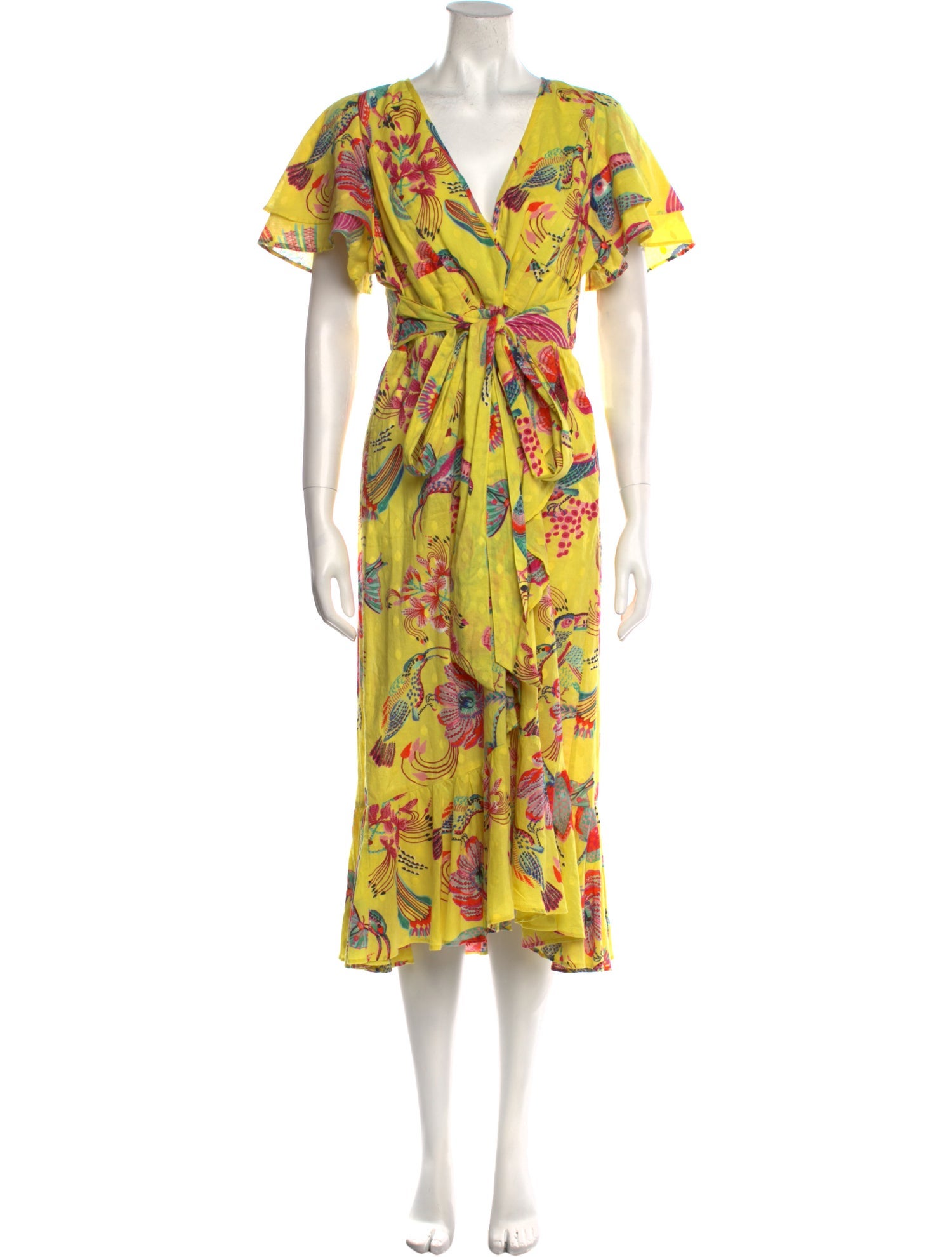 Banjanan Floral Print Long Dress