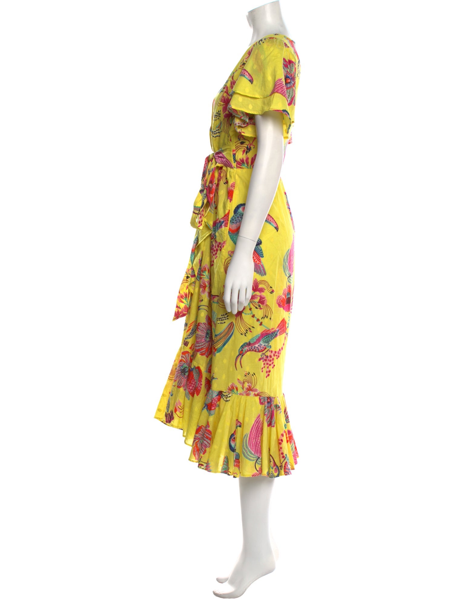 Banjanan Floral Print Long Dress