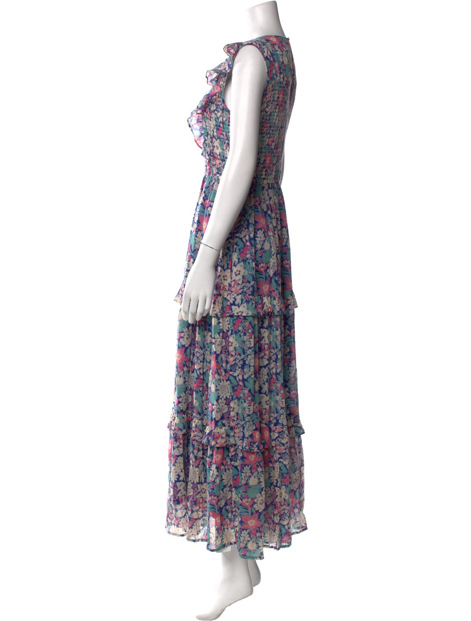 Banjanan Floral Print Long Dress
