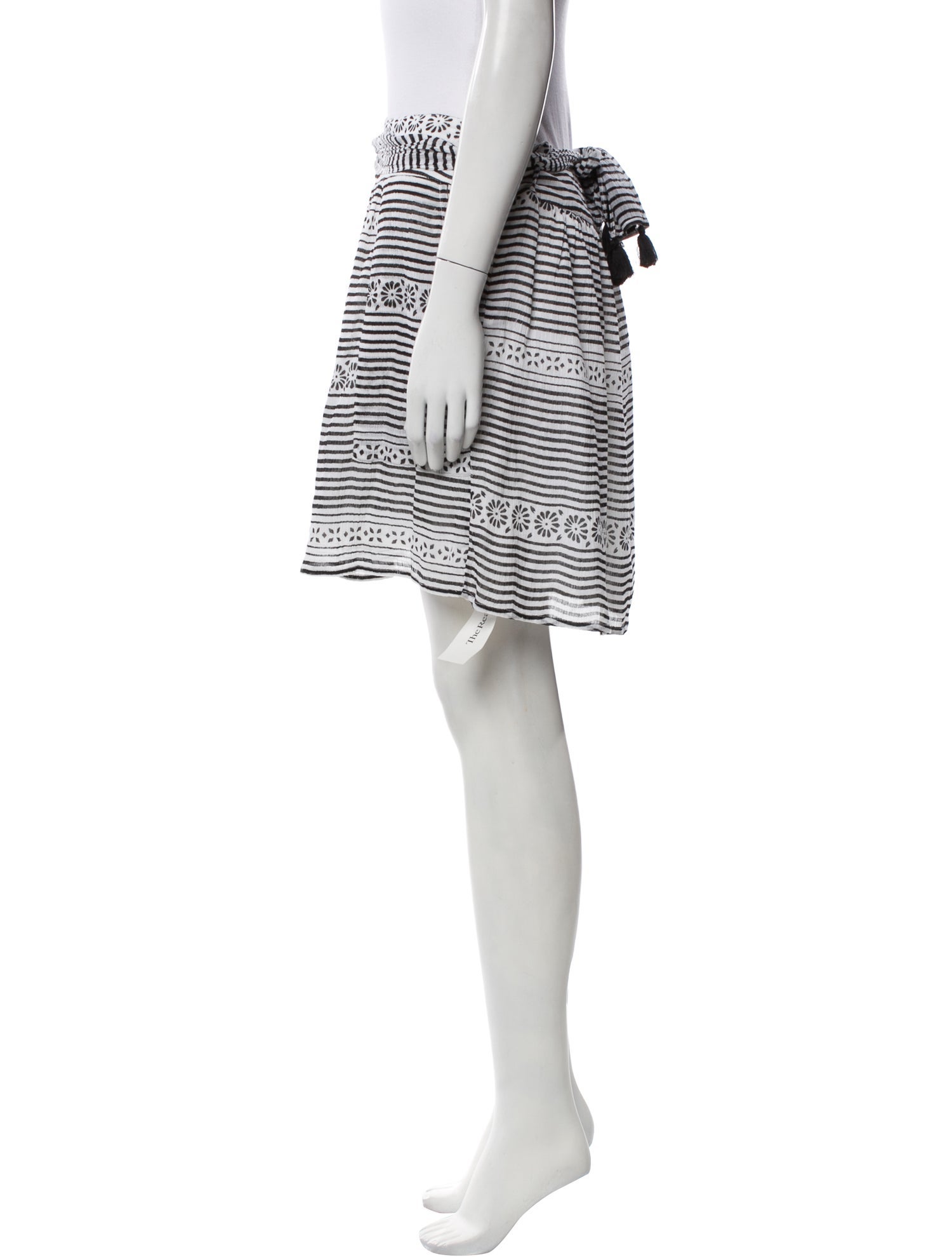 Banjanan Striped Mini Skirt