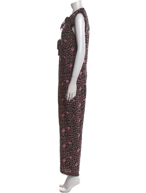 Banjanan Printed Mock Neck Jumpsuit