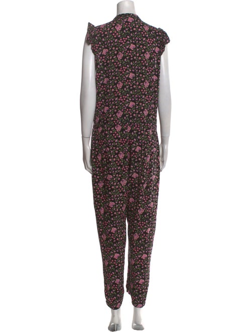 Banjanan Printed Mock Neck Jumpsuit