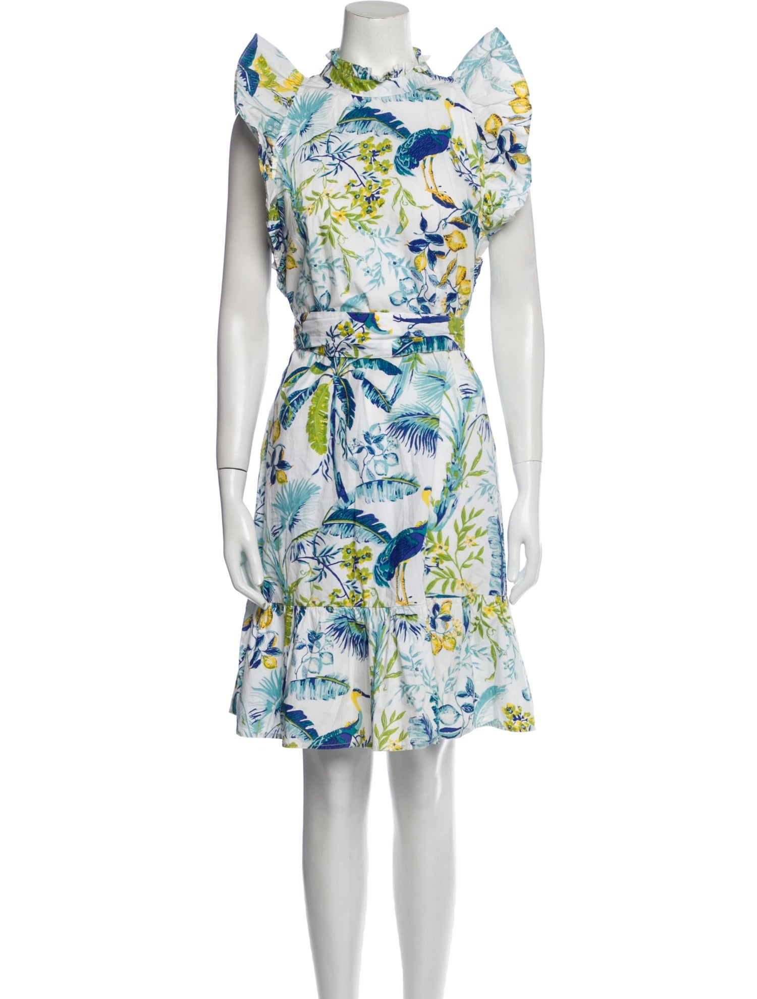 Banjanan Floral Print Mini Dress