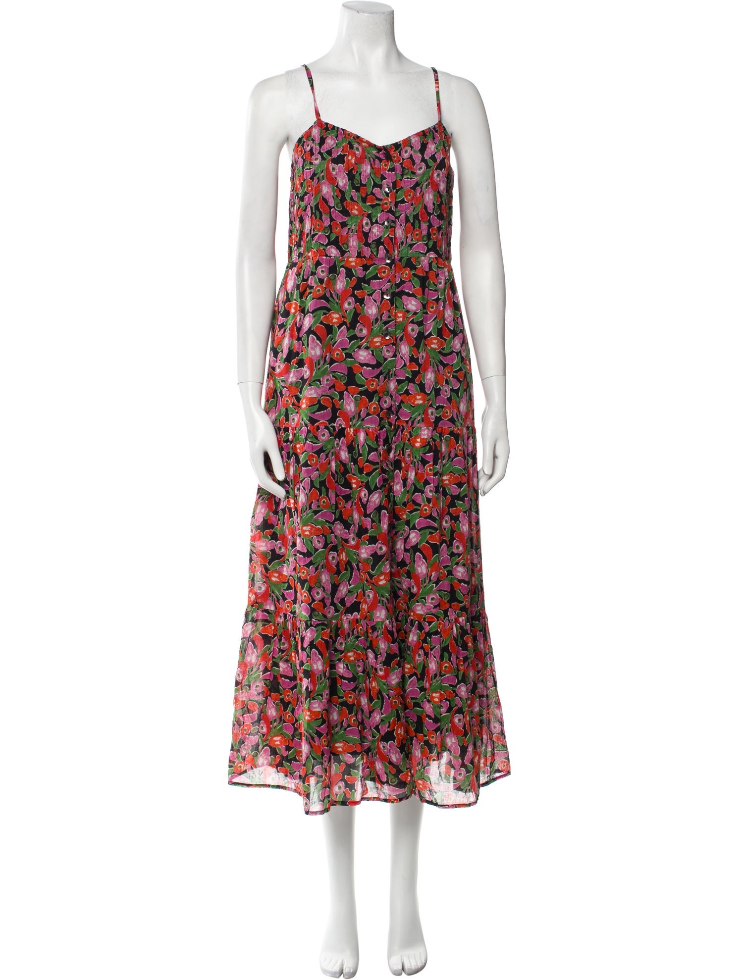 Banjanan Floral Print Long Dress