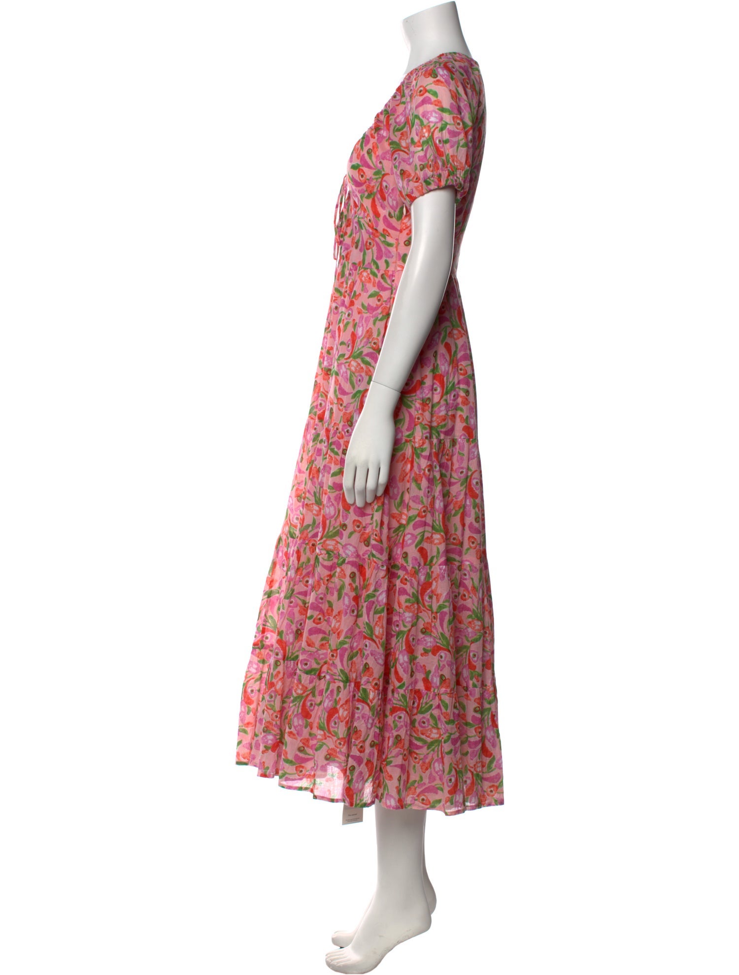 Banjanan Floral Print Long Dress