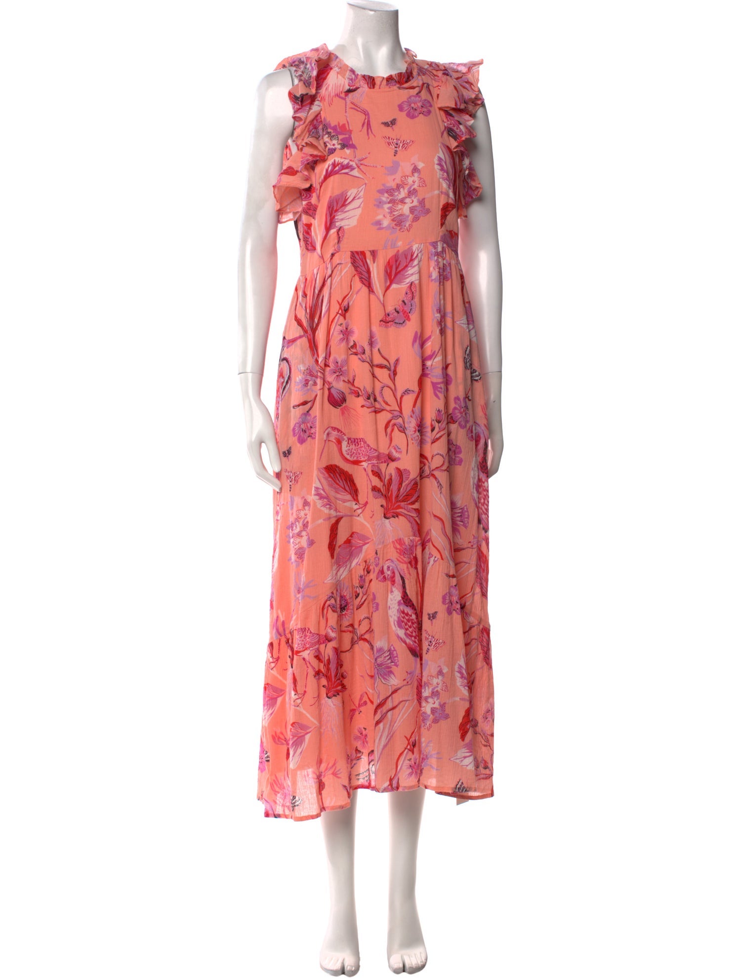 Banjanan Floral Print Long Dress