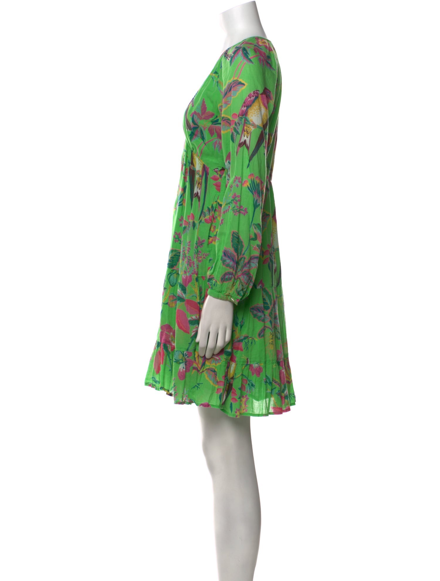 Banjanan Floral Print Mini Dress