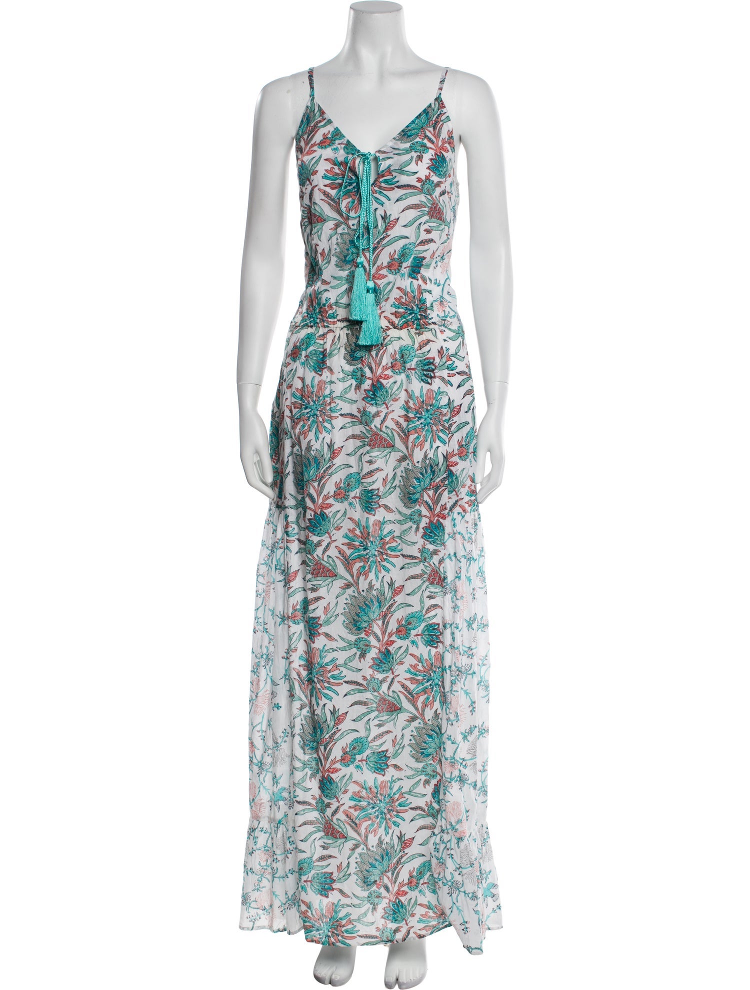 Banjanan Floral Print Long Dress