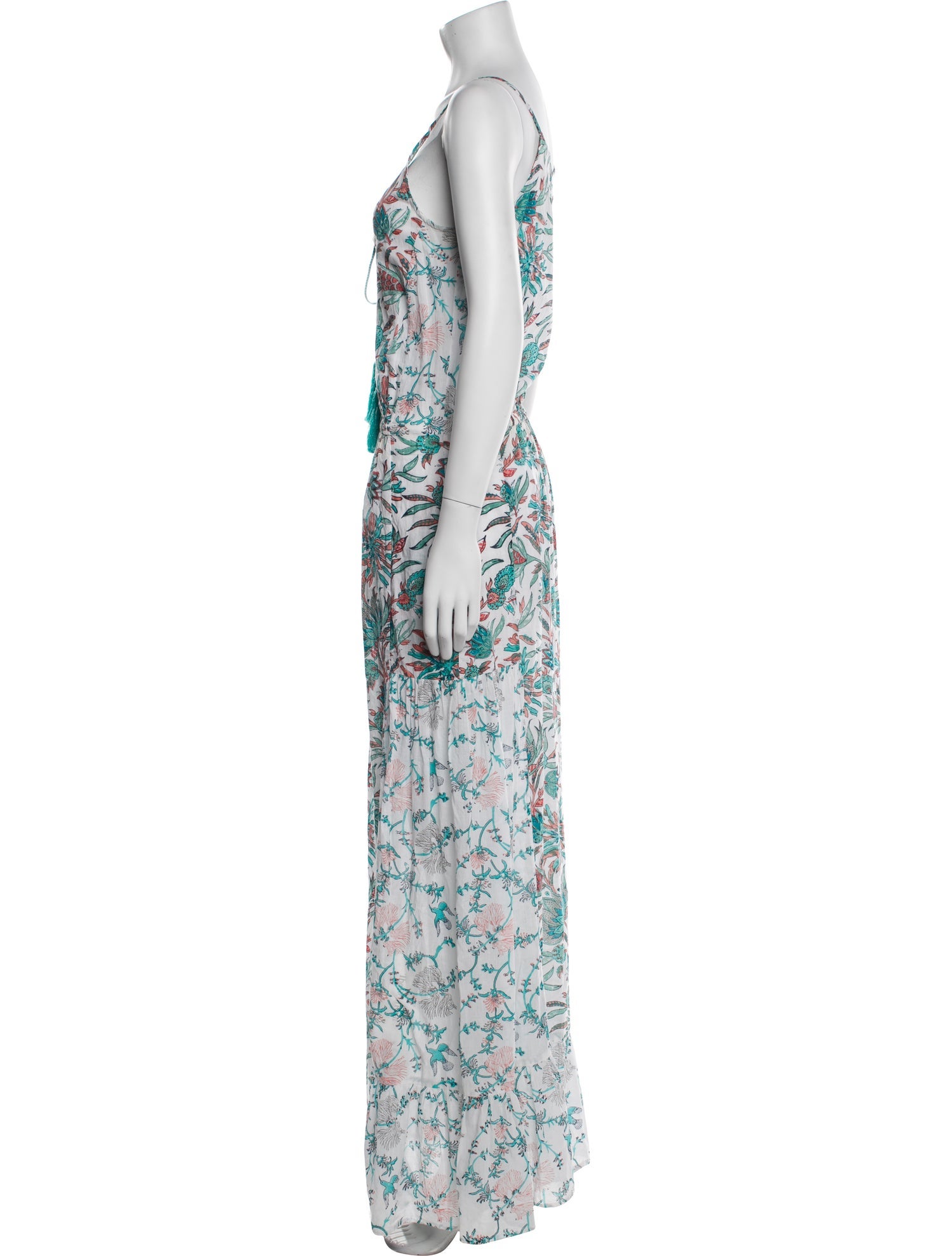 Banjanan Floral Print Long Dress