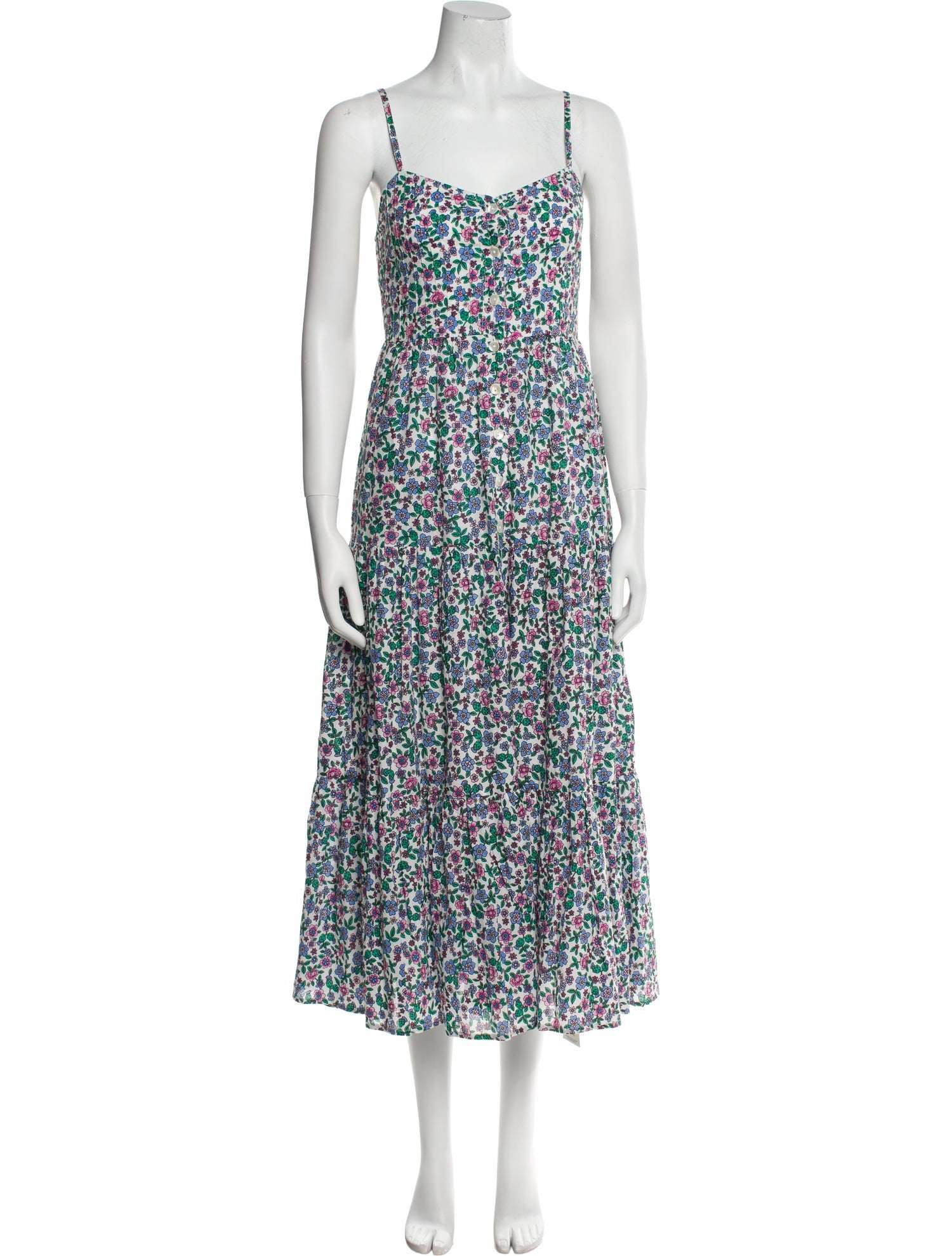 Banjanan Floral Print Long Dress