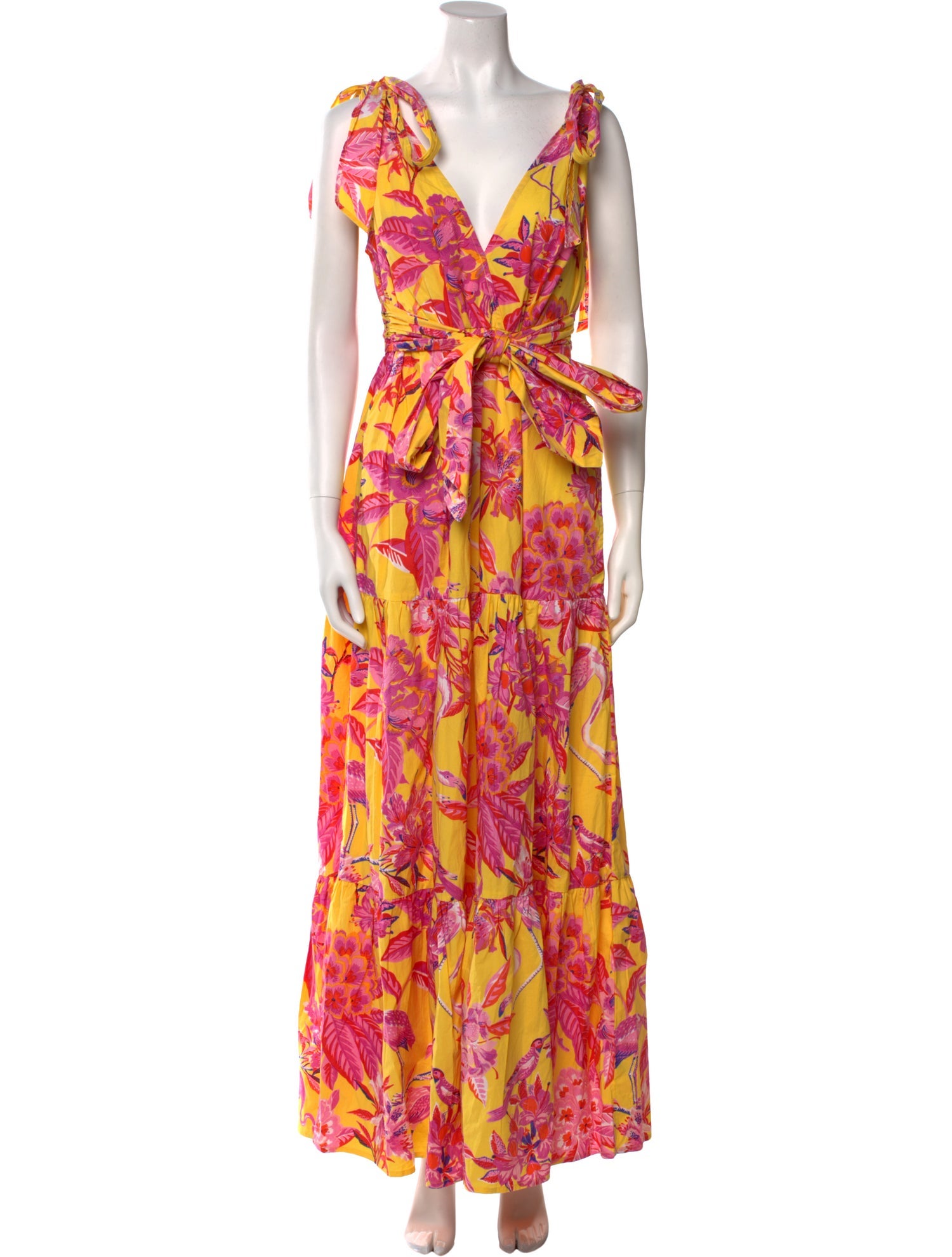 Banjanan Floral Print Long Dress