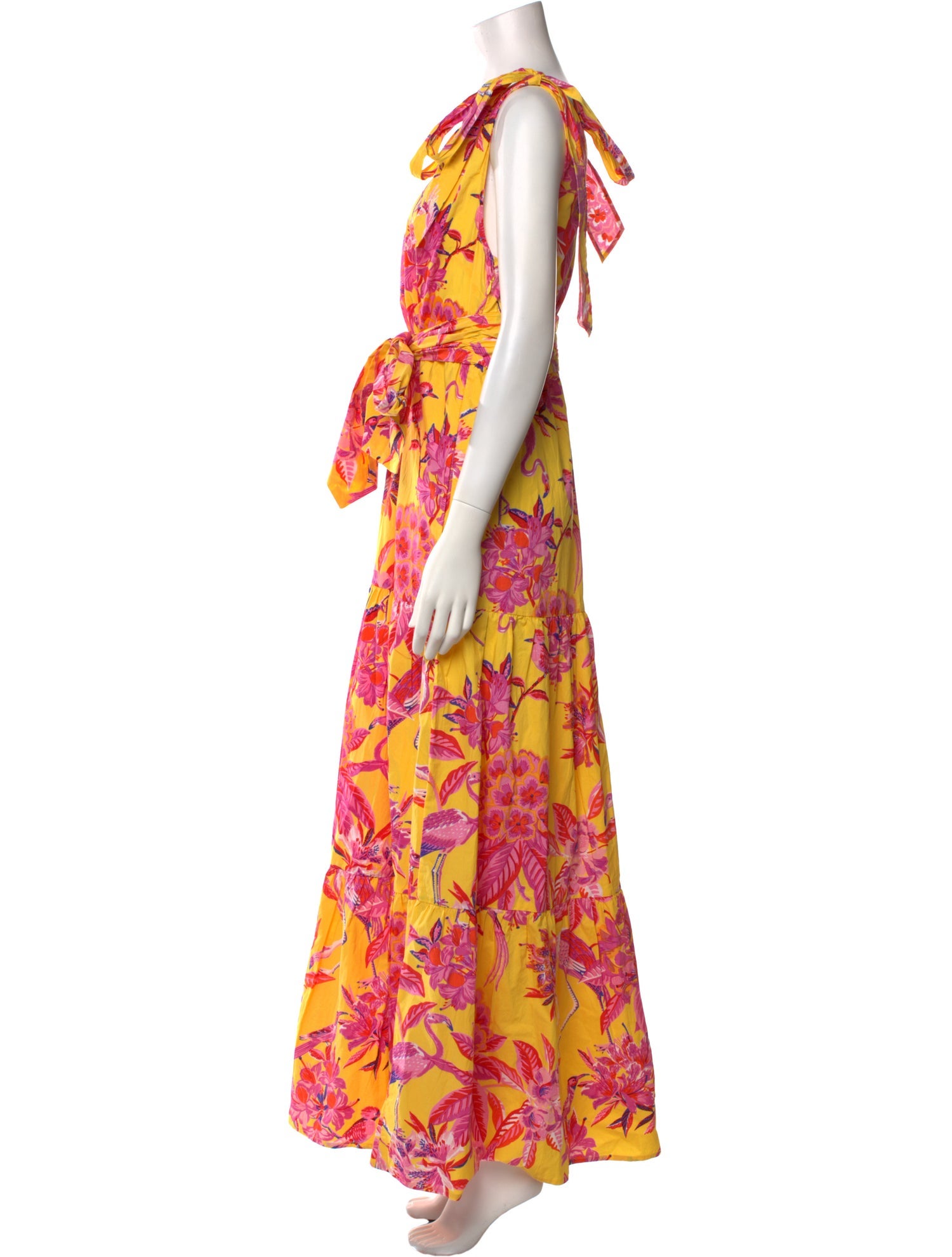 Banjanan Floral Print Long Dress