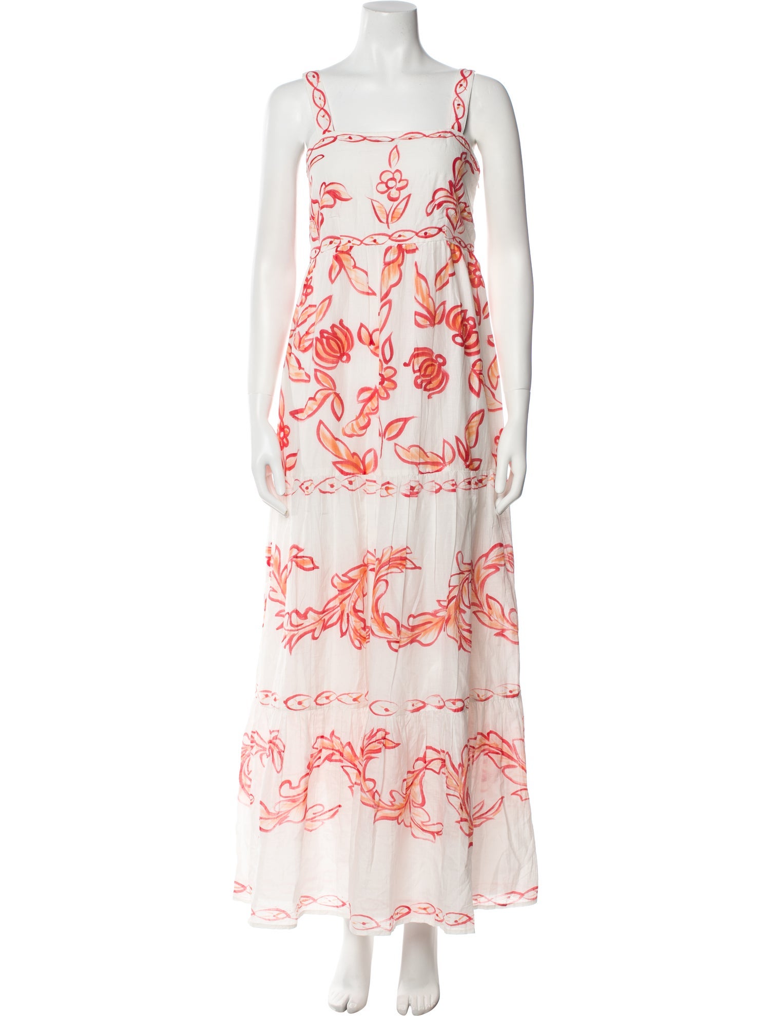 Banjanan Floral Print Long Dress