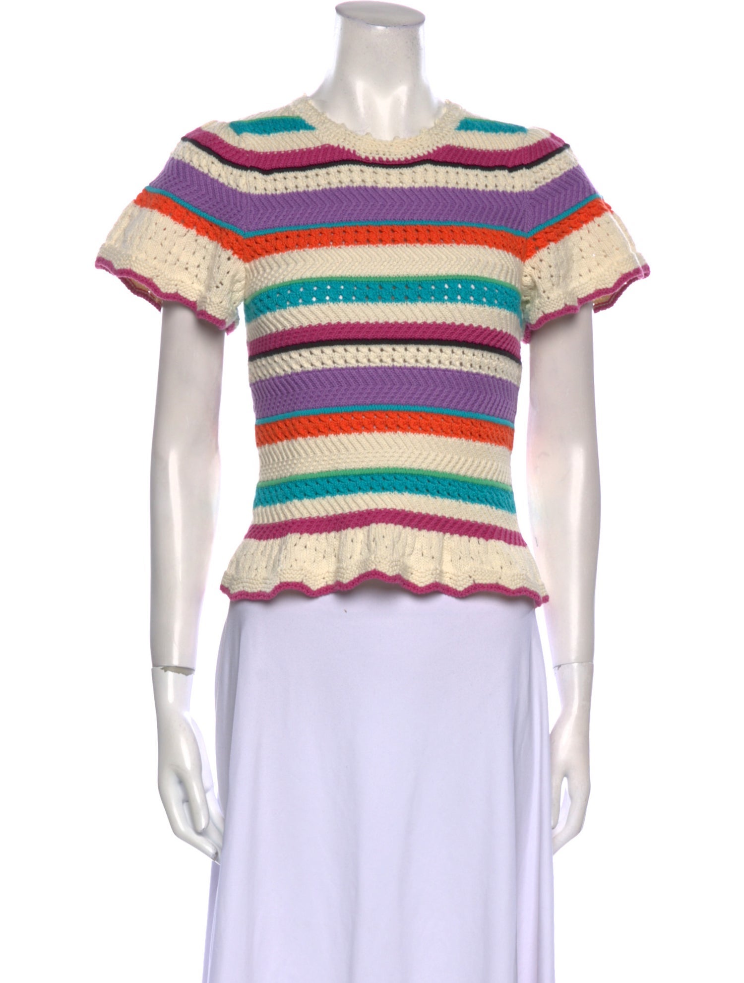 Banjanan Striped Crew Neck Sweater