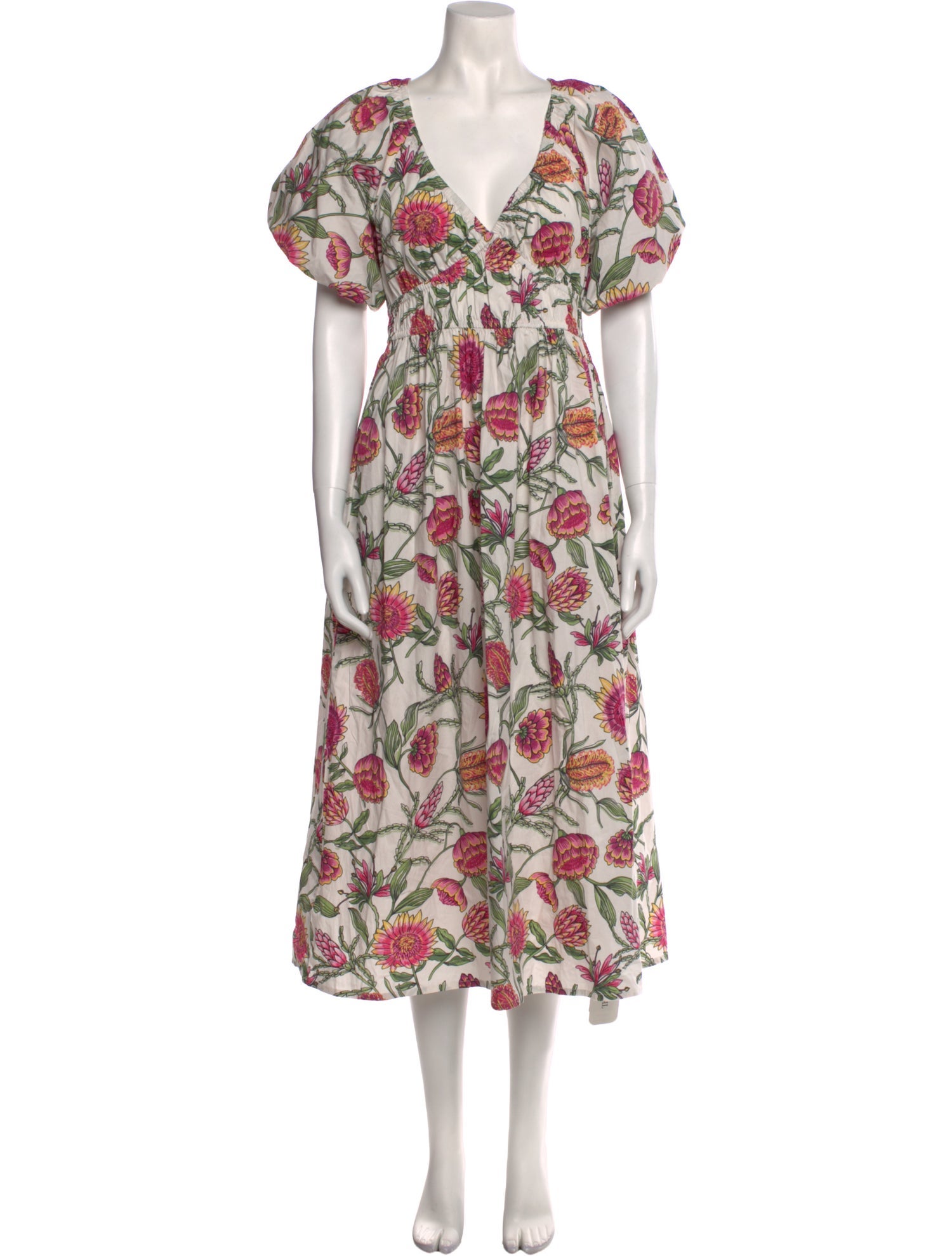 Banjanan Floral Print Long Dress w/ Tags