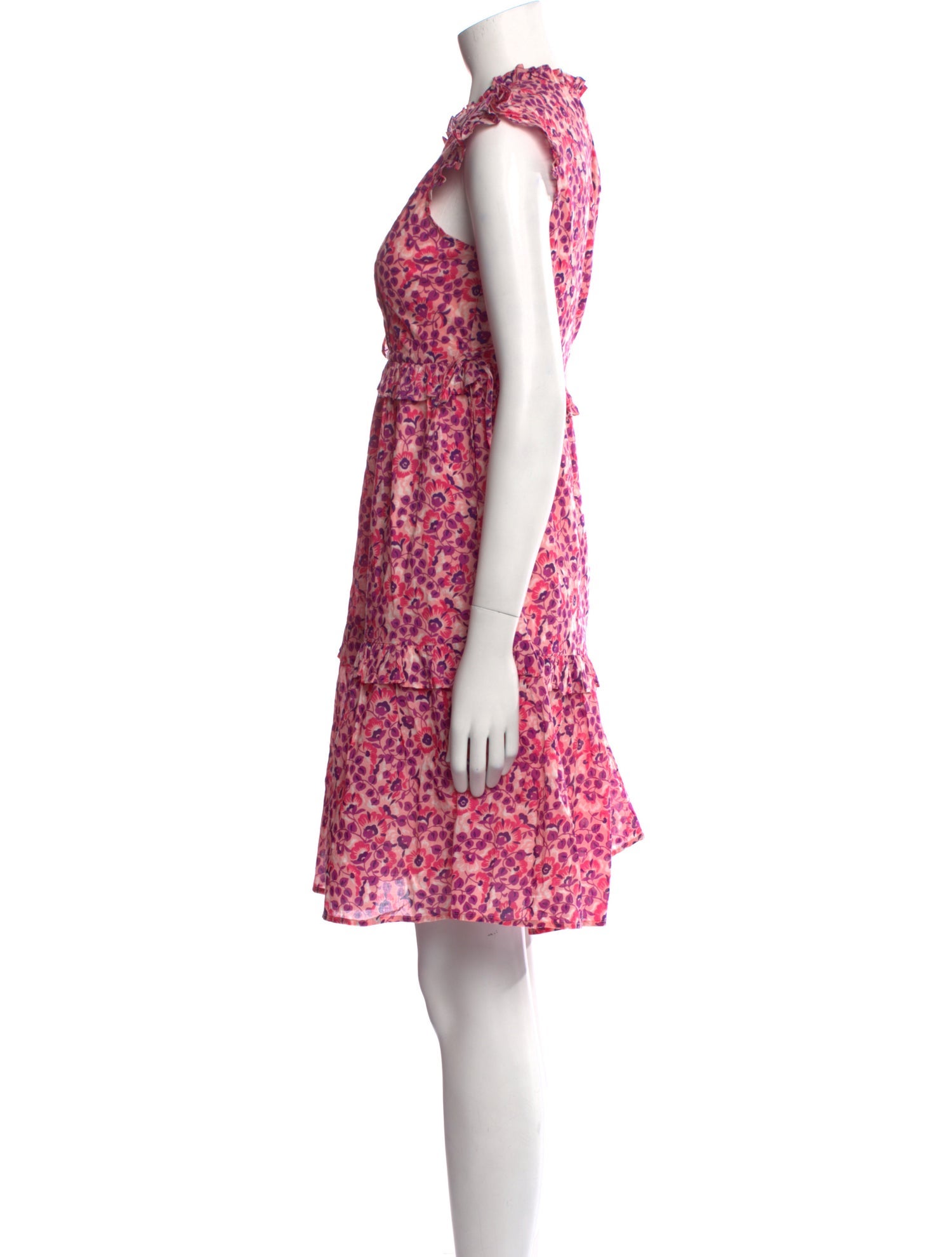 Banjanan Floral Print Knee-Length Dress