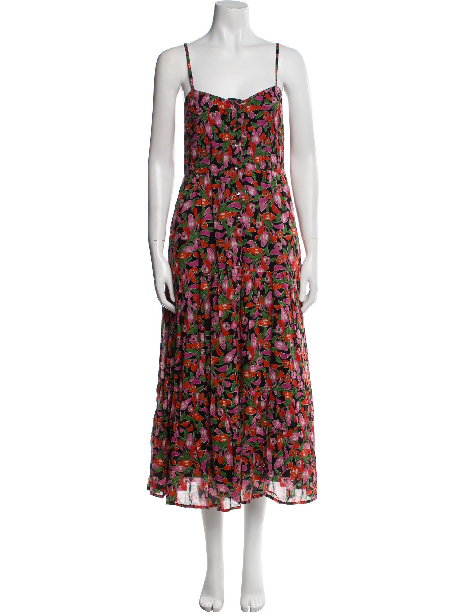 Banjanan Floral Print Long Dress