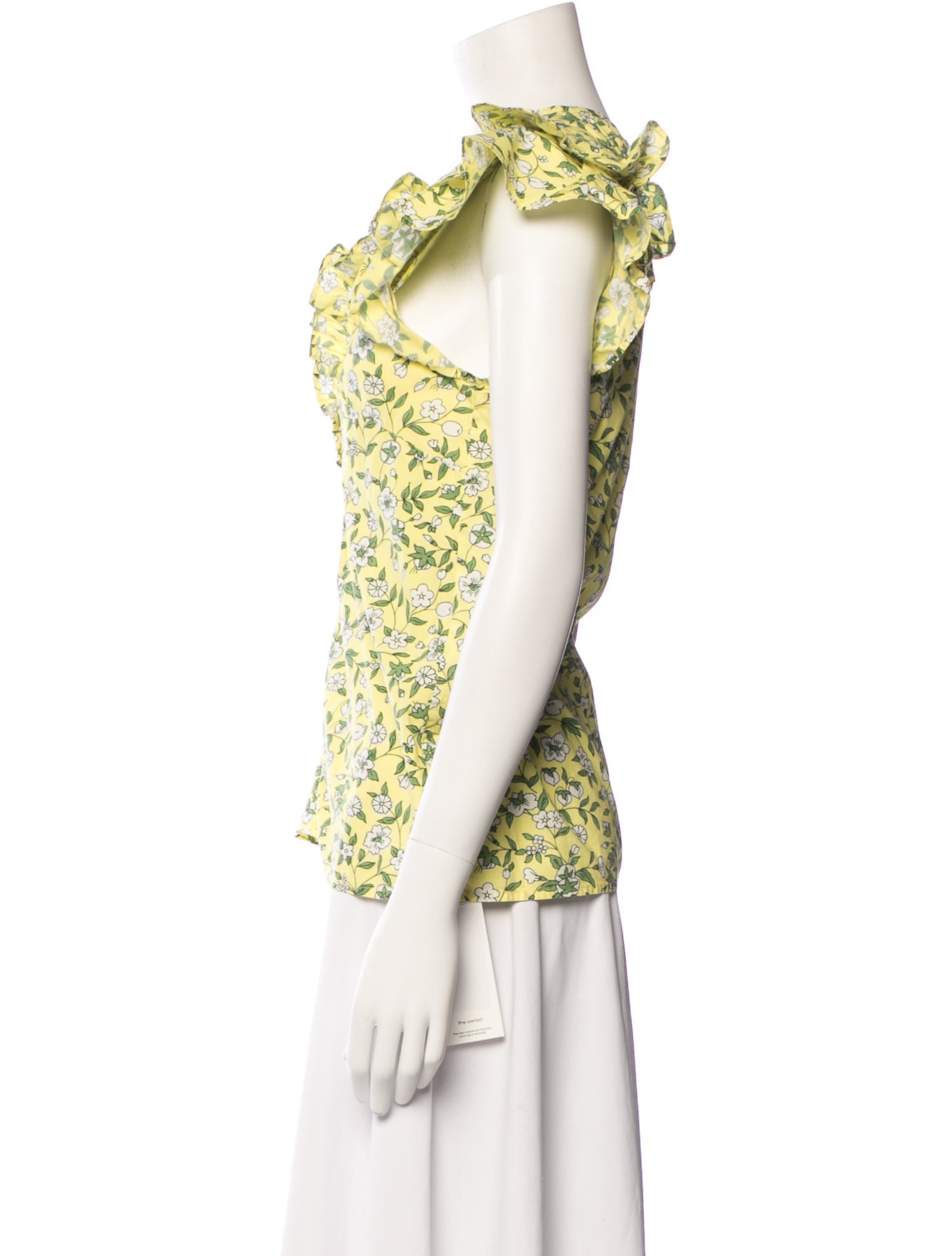 Banjanan Floral Print Crew Neck Top