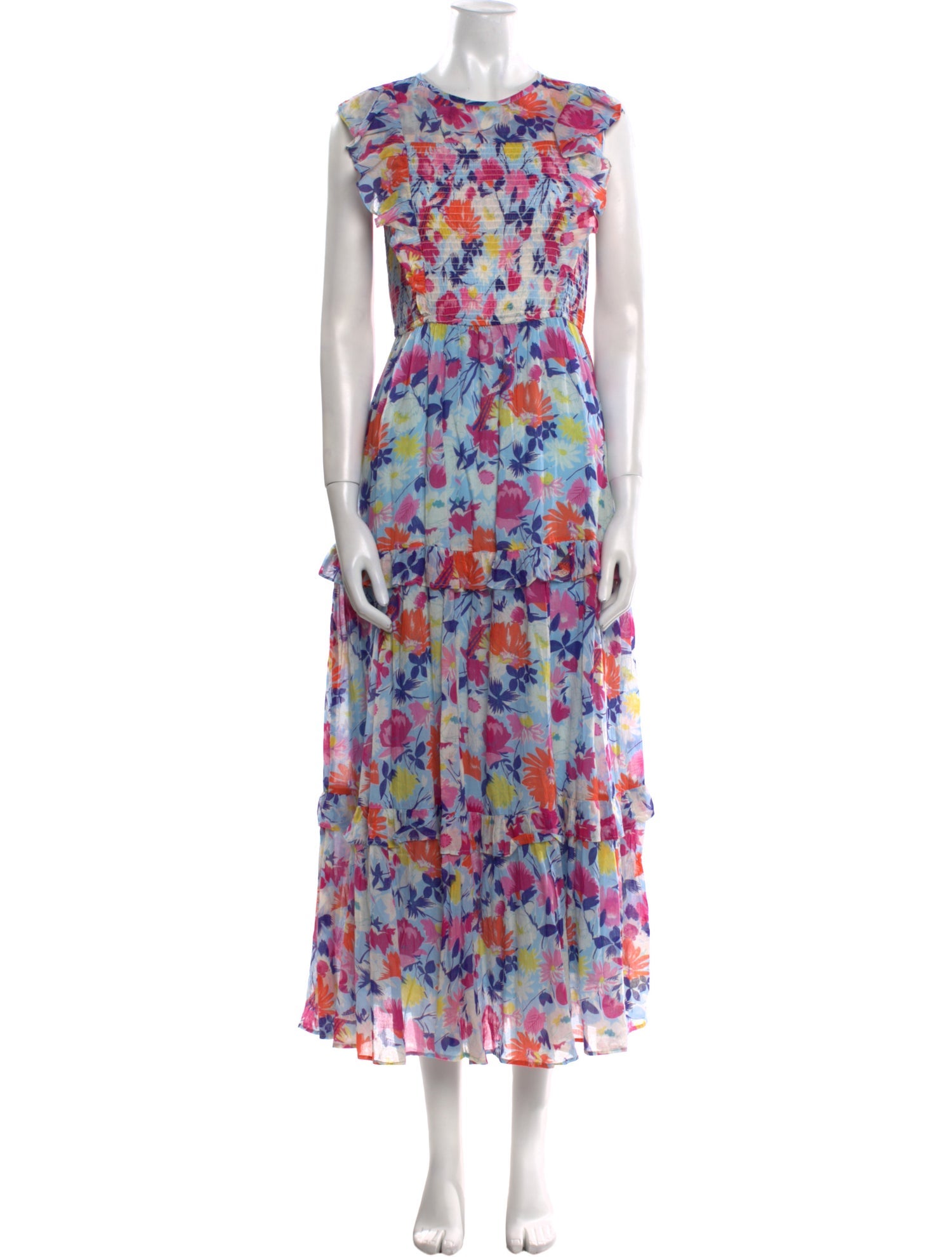 Banjanan Floral Print Long Dress