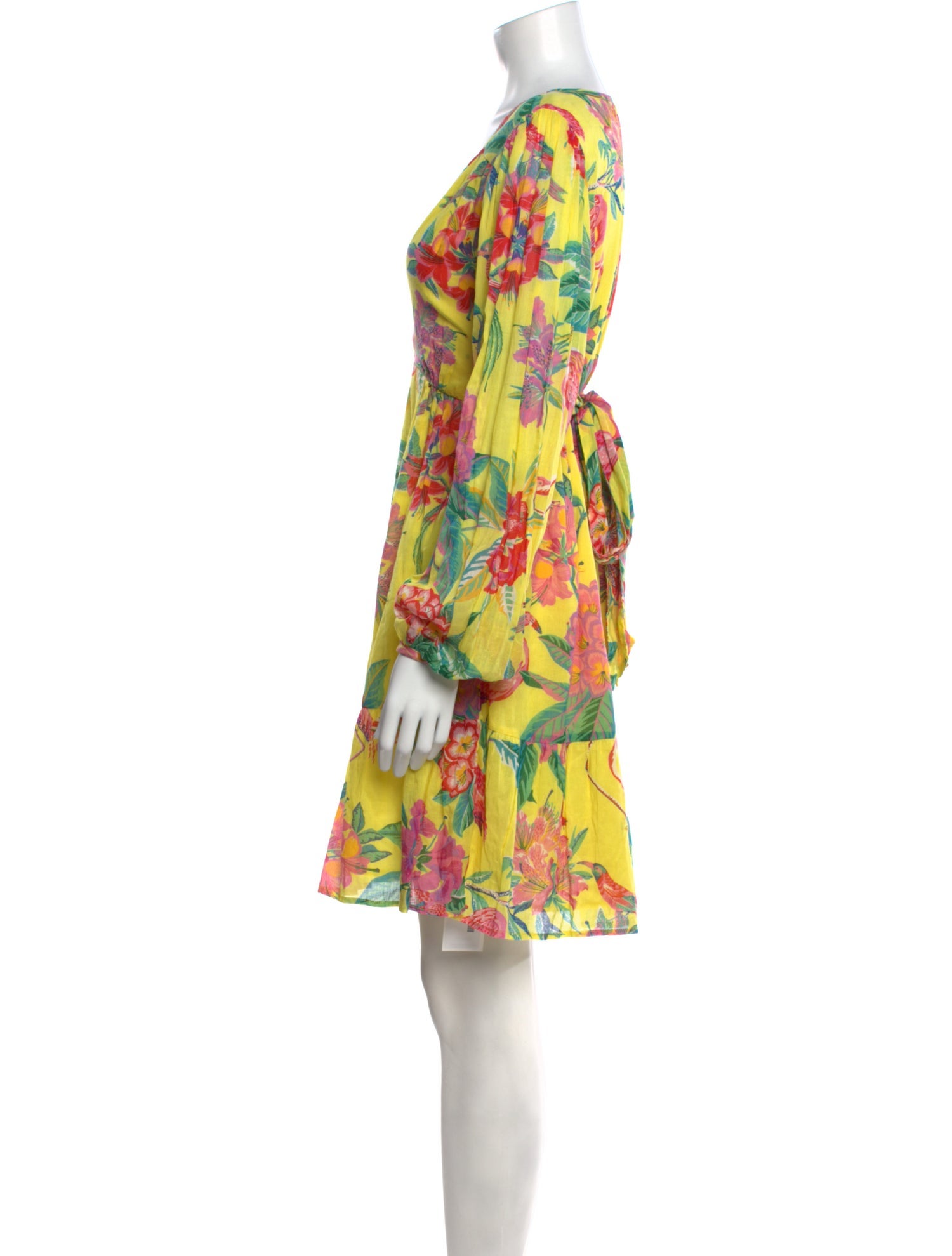 Banjanan Floral Print Mini Dress