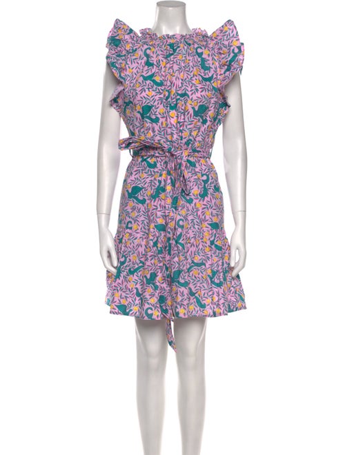 Banjanan Floral Print Mini Dress