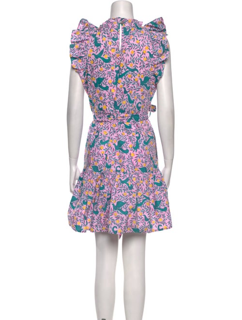 Banjanan Floral Print Mini Dress