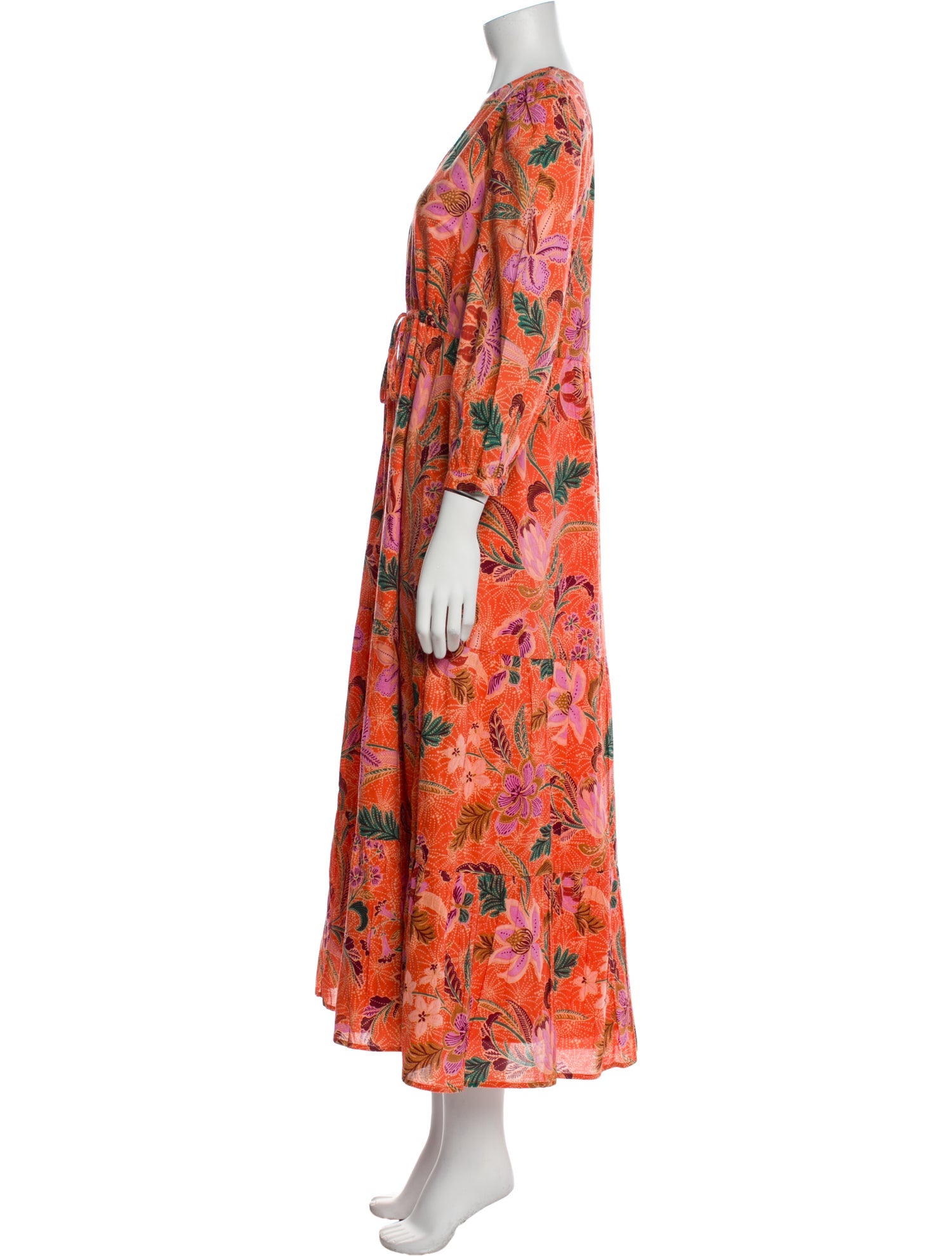Banjanan Floral Print Long Dress w/ Tags