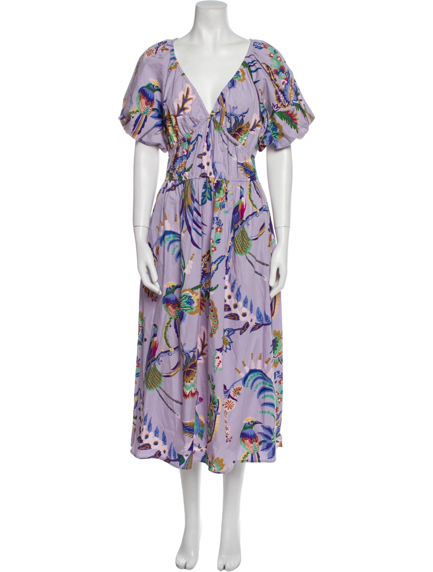 Banjanan Floral Print Long Dress