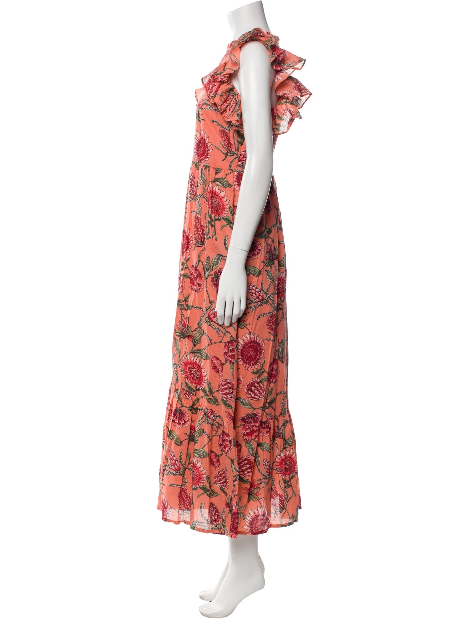 Banjanan Floral Print Long Dress