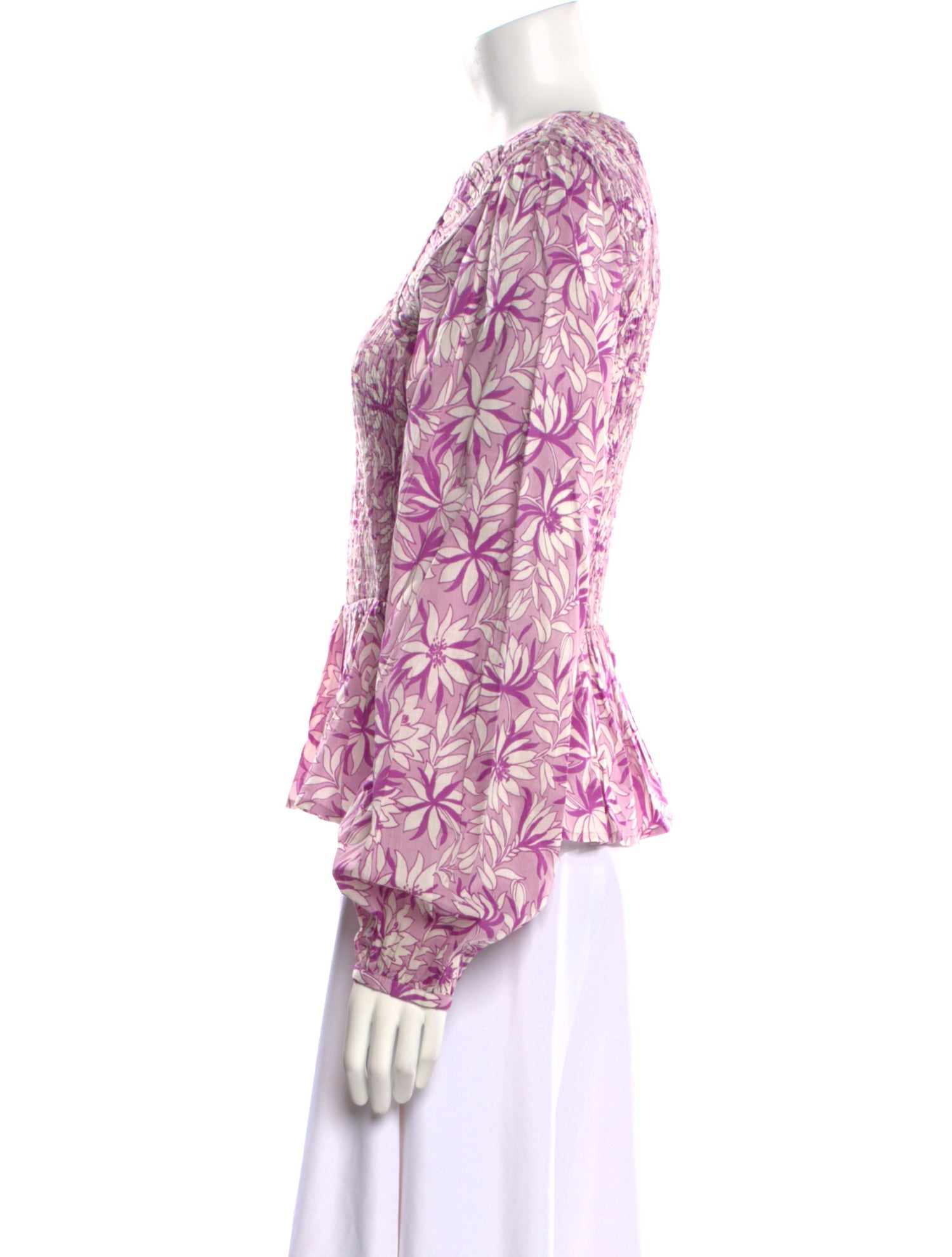 Banjanan Floral Print Crew Neck Blouse w/ Tags