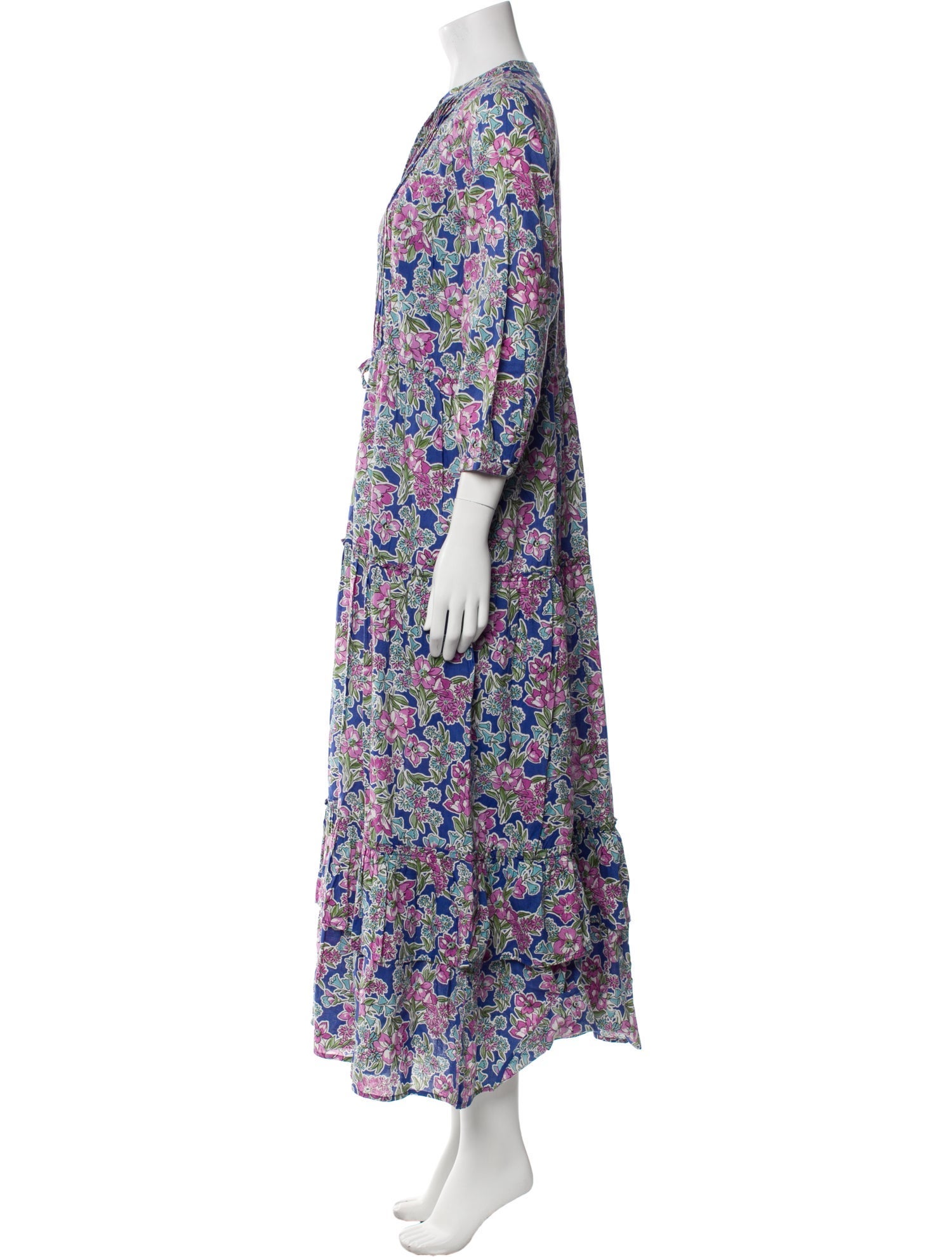 Banjanan Floral Print Long Dress w/ Tags