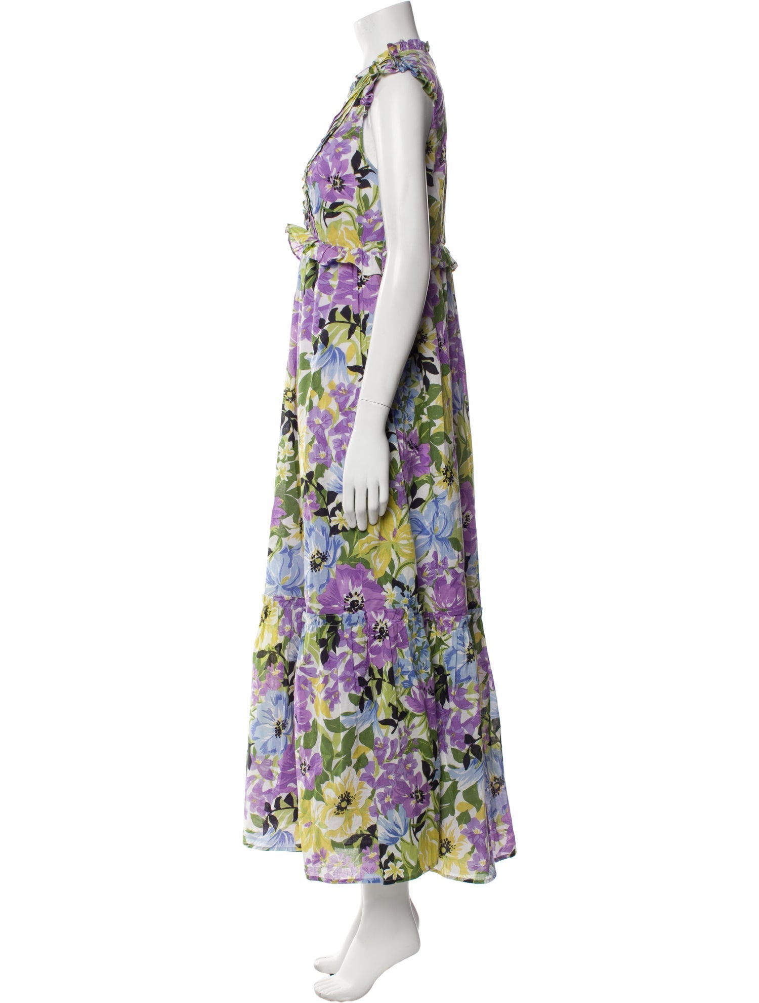 Banjanan Floral Print Long Dress w/ Tags