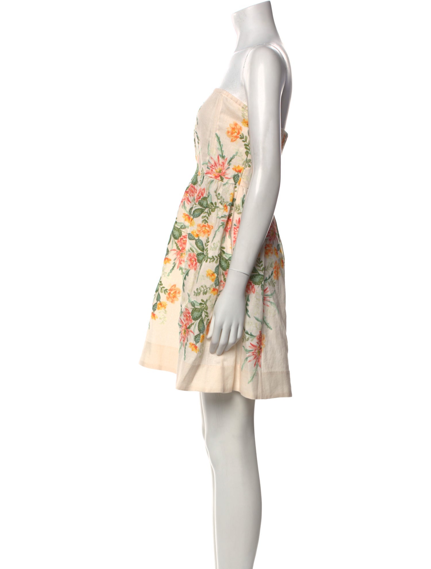 Banjanan Floral Print Mini Dress