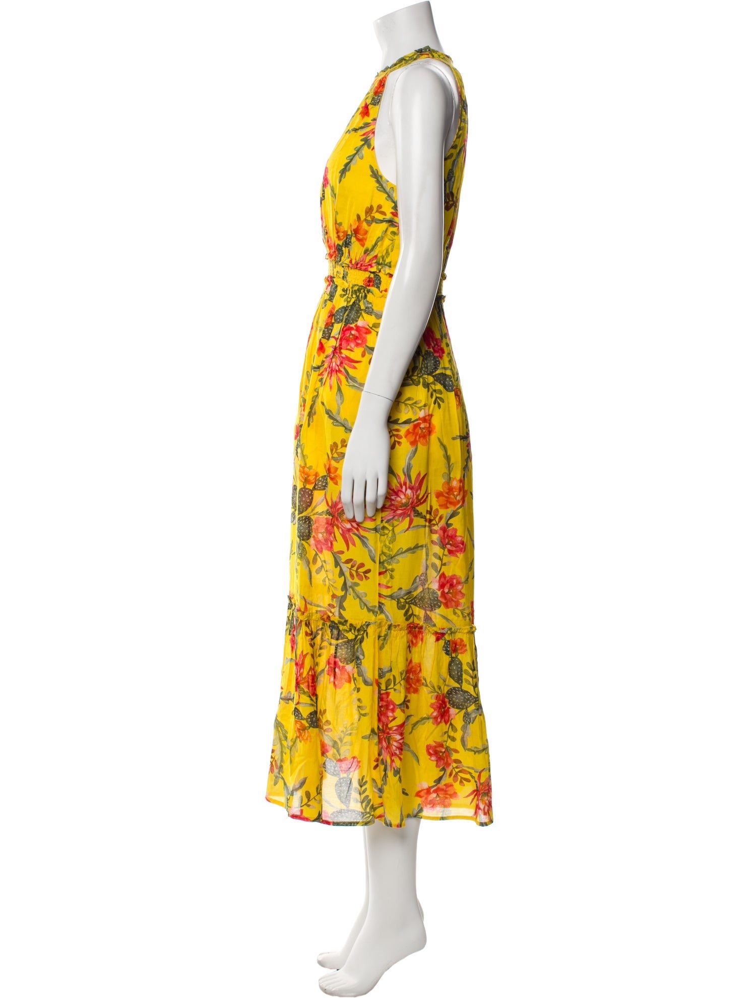 Banjanan Floral Print Long Dress