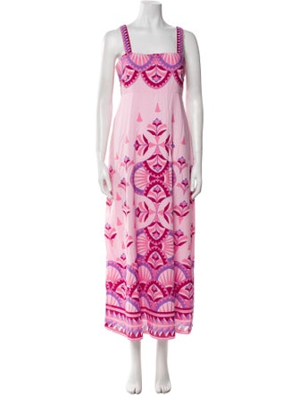 Banjanan Printed Long Dress