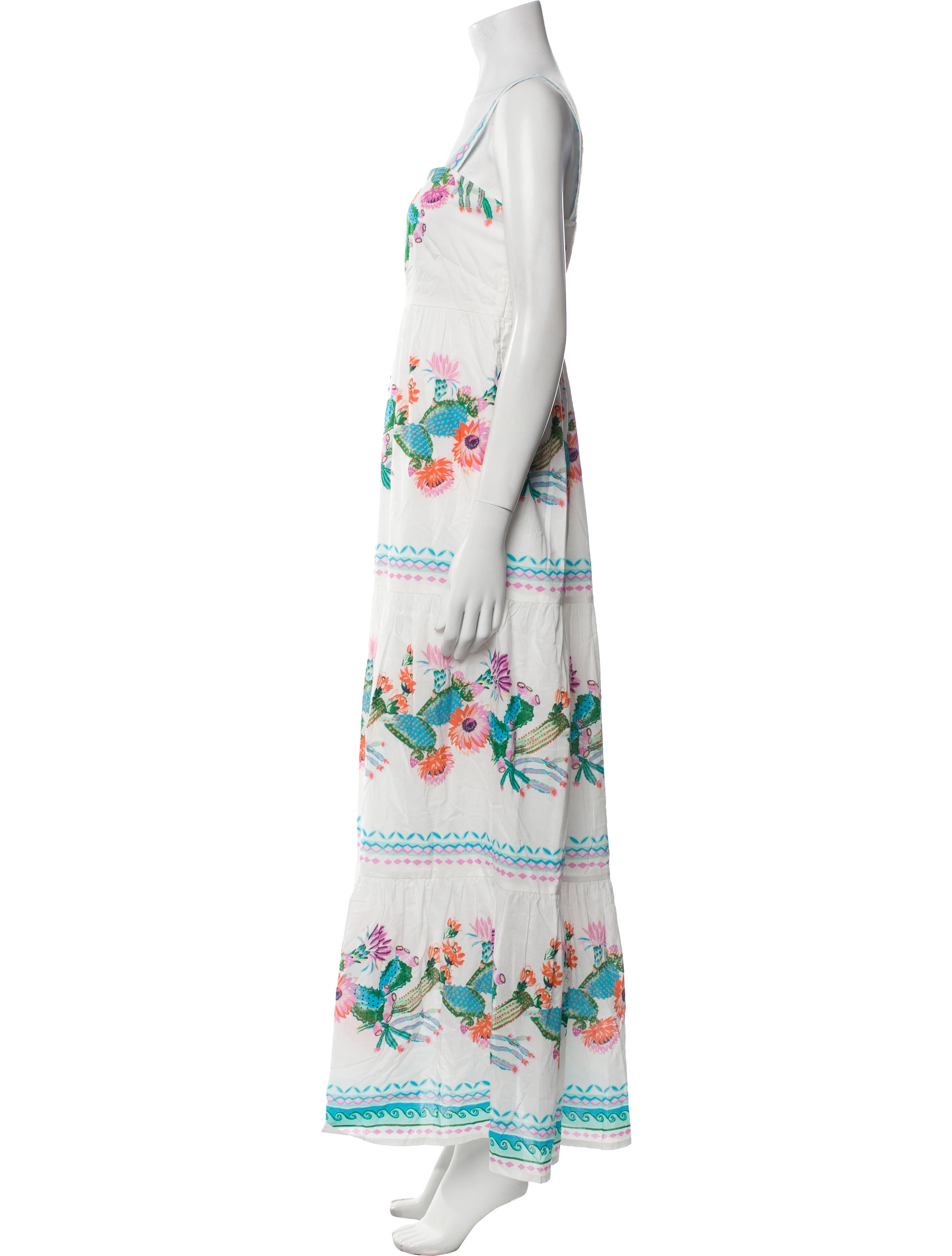 Banjanan Floral Print Long Dress