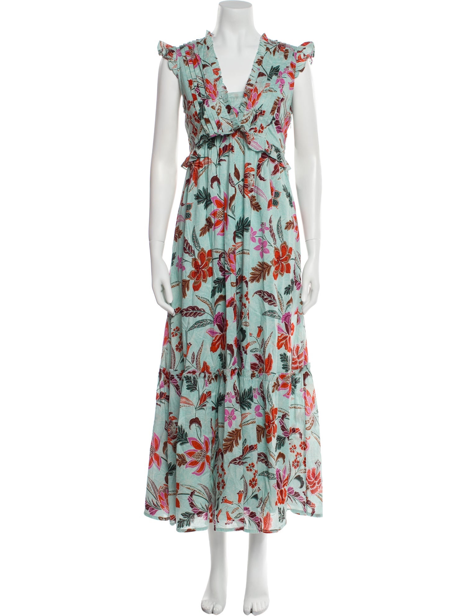 Banjanan Floral Print Long Dress