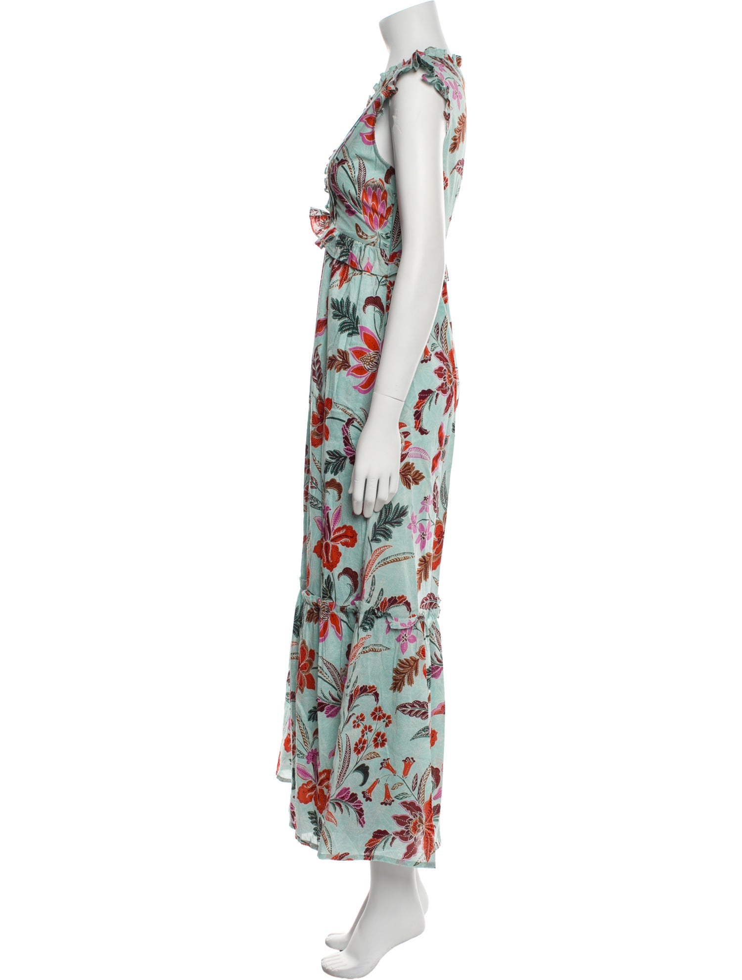 Banjanan Floral Print Long Dress
