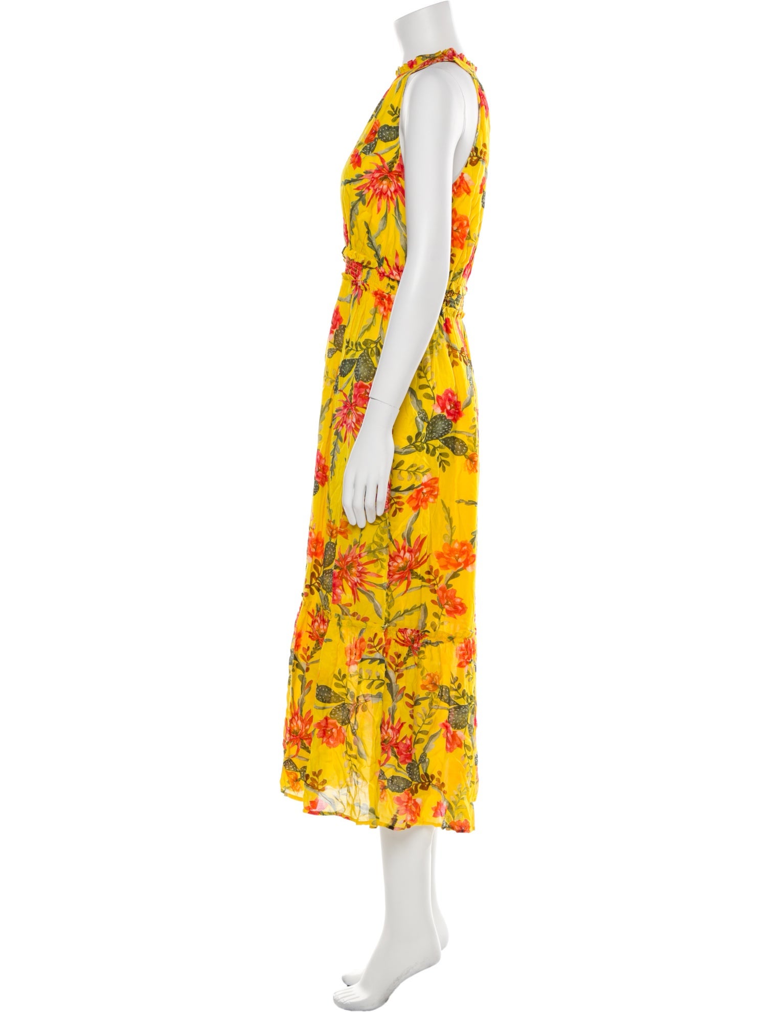 Banjanan Floral Print Long Dress