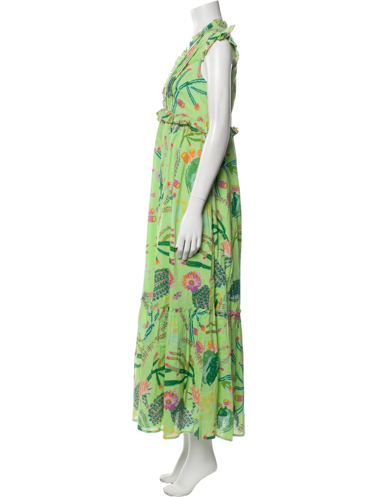 Banjanan Floral Print Long Dress