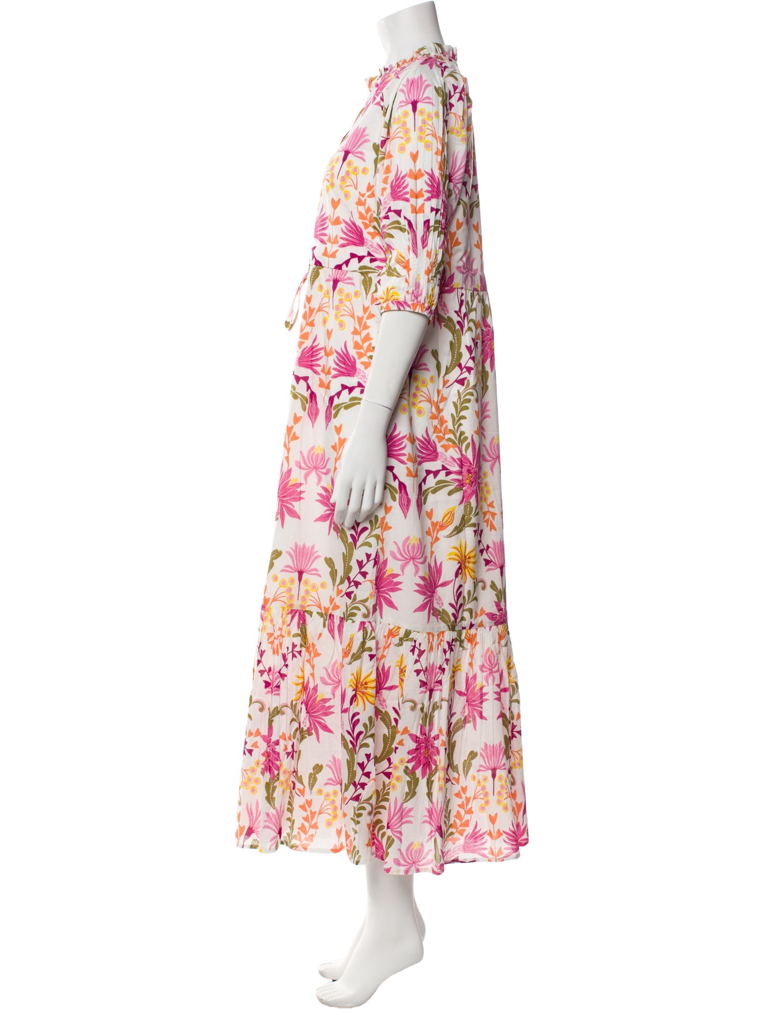 Banjanan Floral Print Long Dress w/ Tags