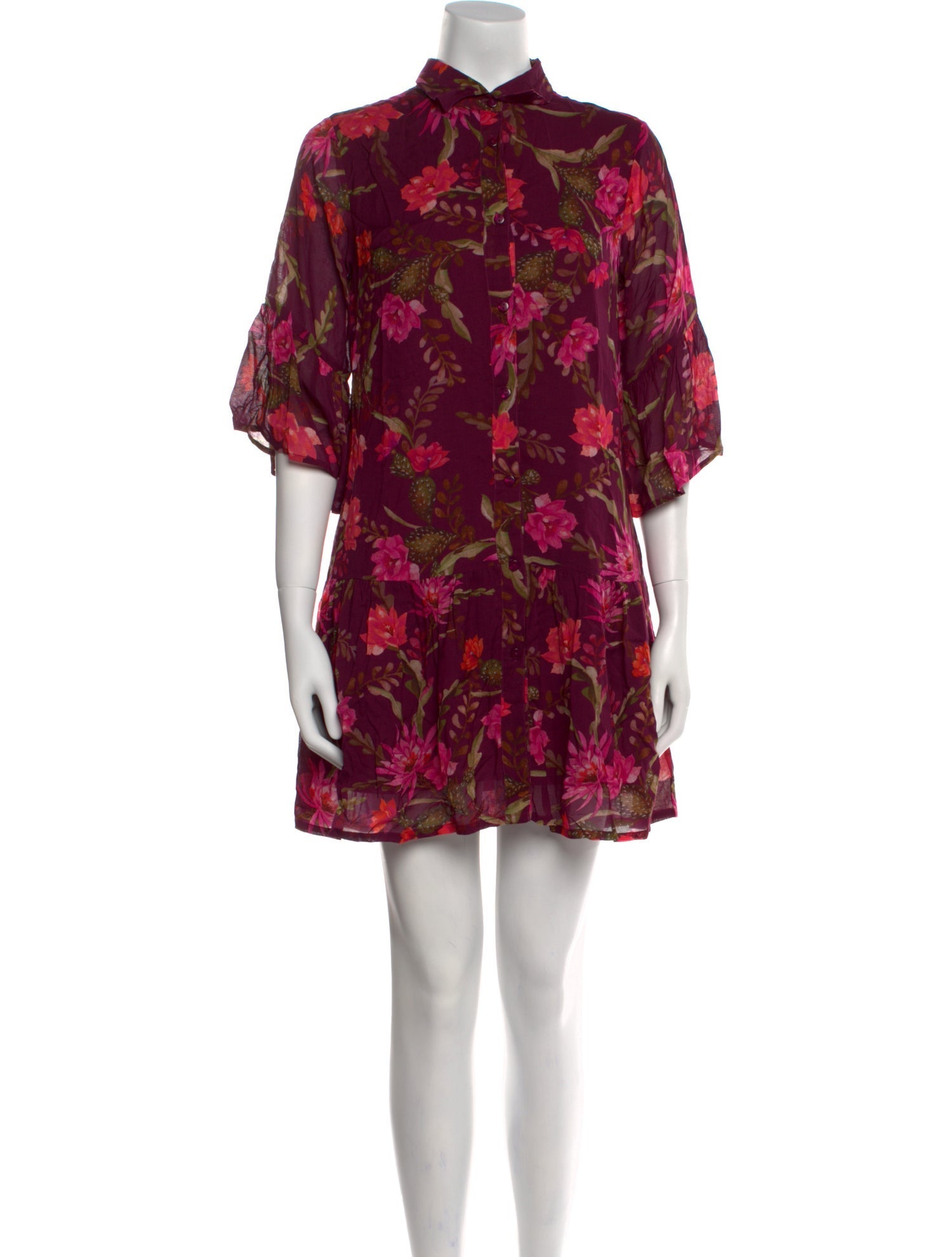 Banjanan Floral Print Mini Dress w/ Tags