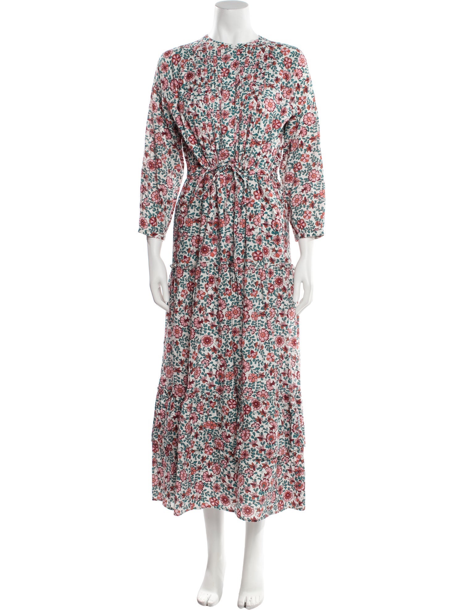 Banjanan Floral Print Long Dress