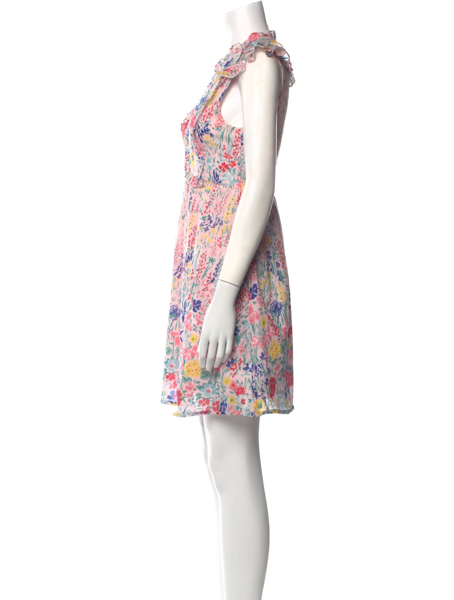 Banjanan Floral Print Mini Dress