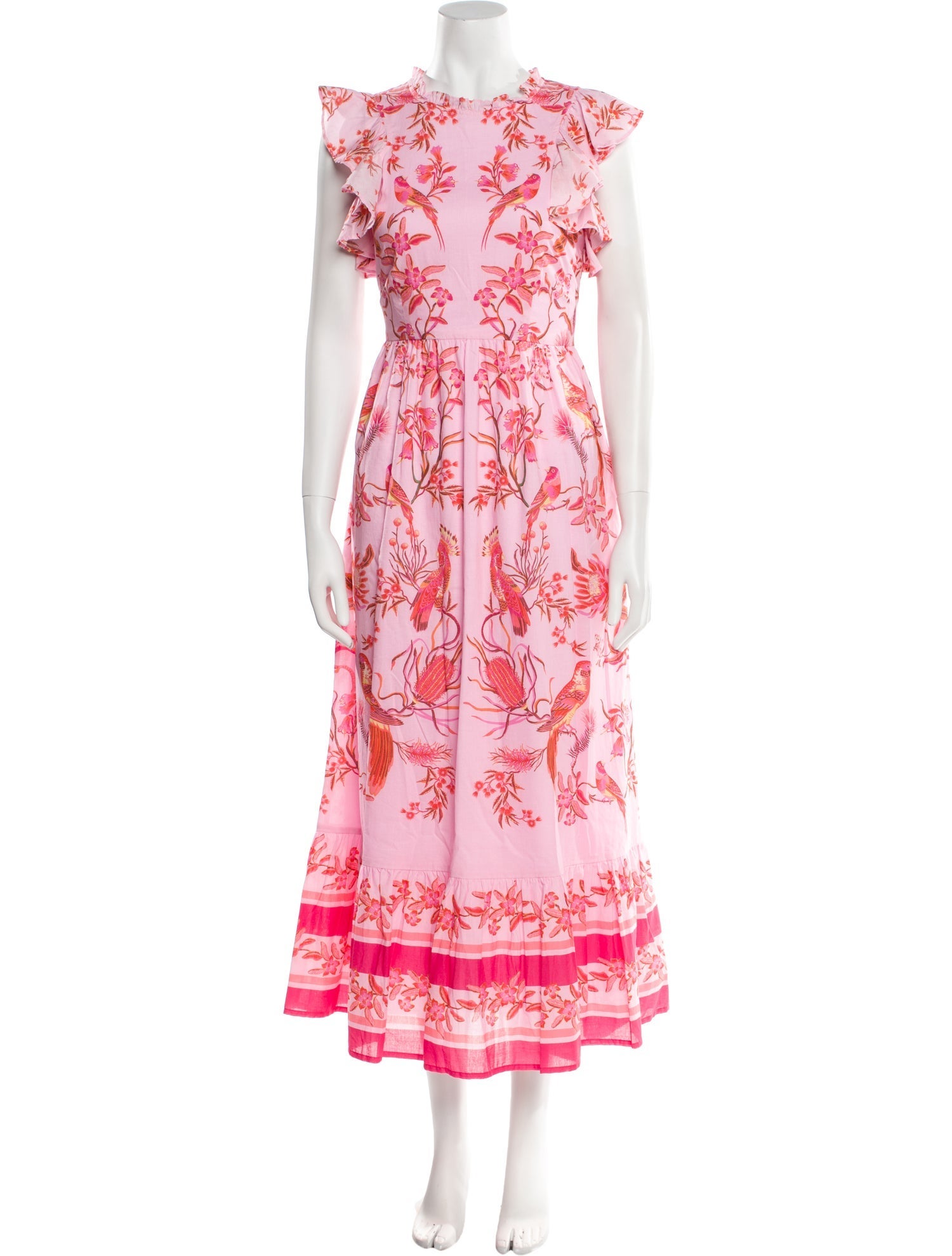 Banjanan Floral Print Long Dress