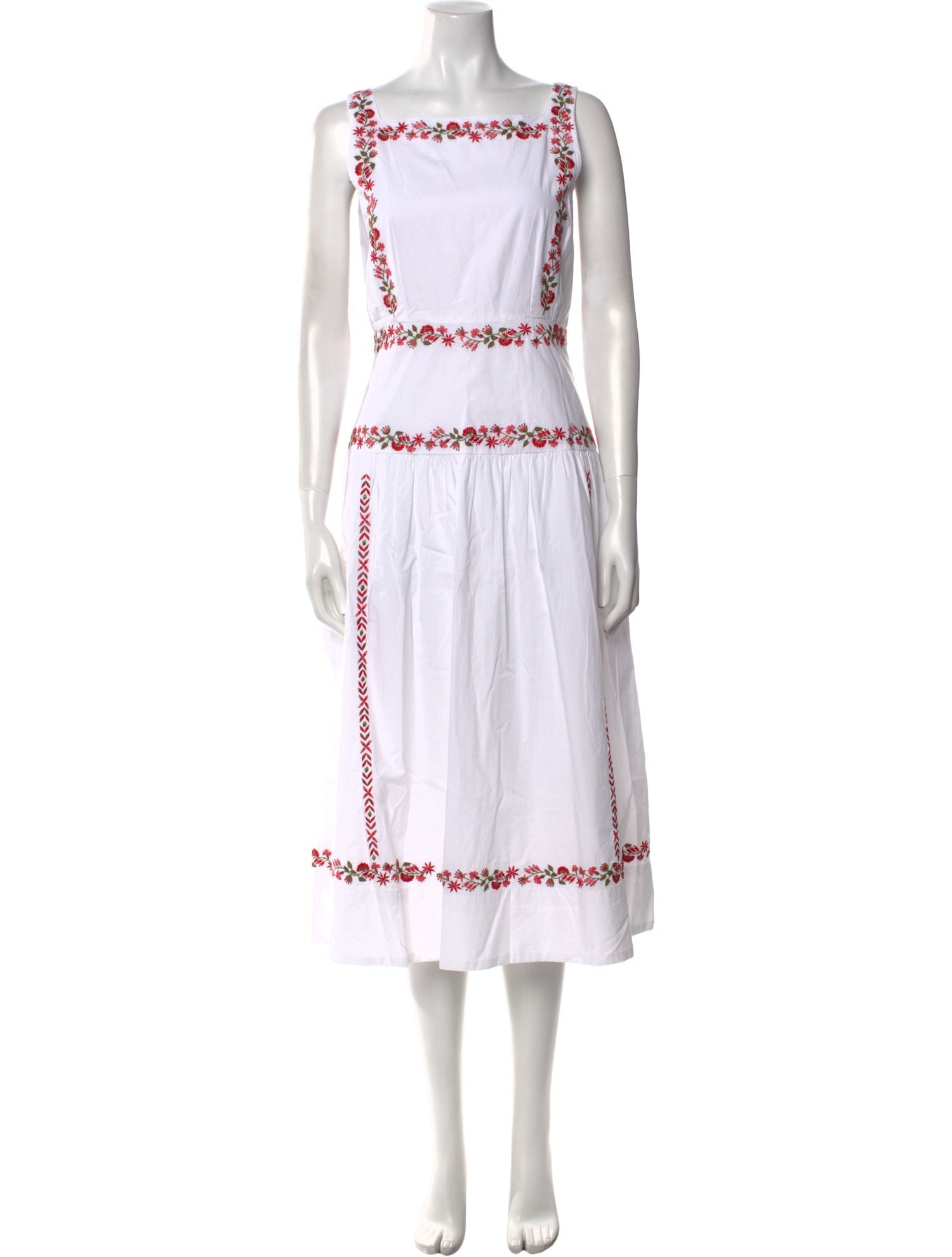 Banjanan Floral Print Midi Length Dress w/ Tags