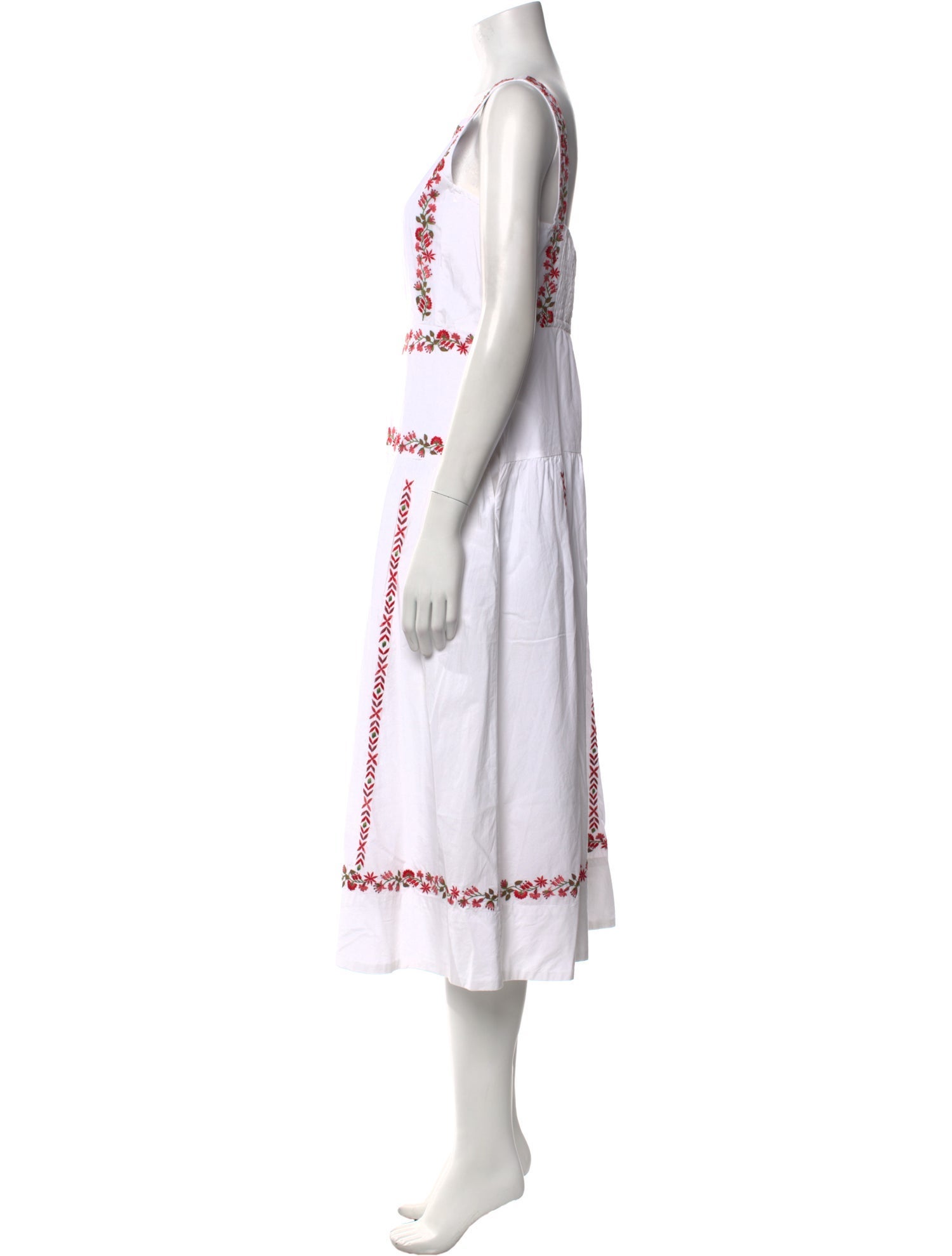 Banjanan Floral Print Midi Length Dress w/ Tags