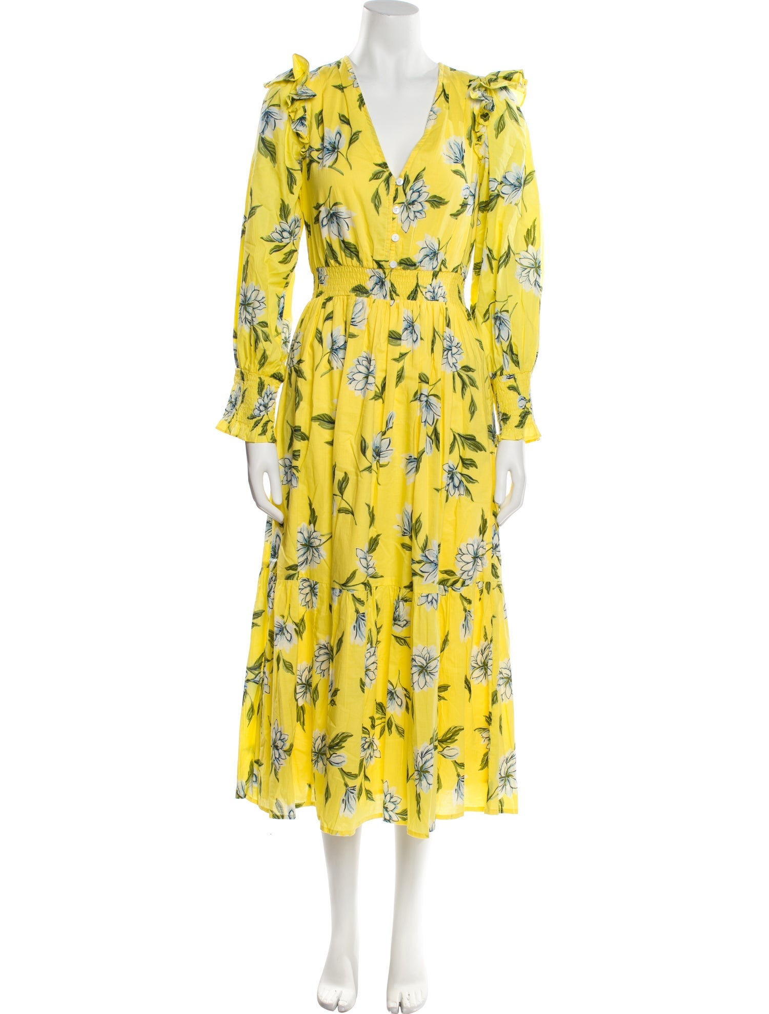 Banjanan Floral Print Long Dress w/ Tags